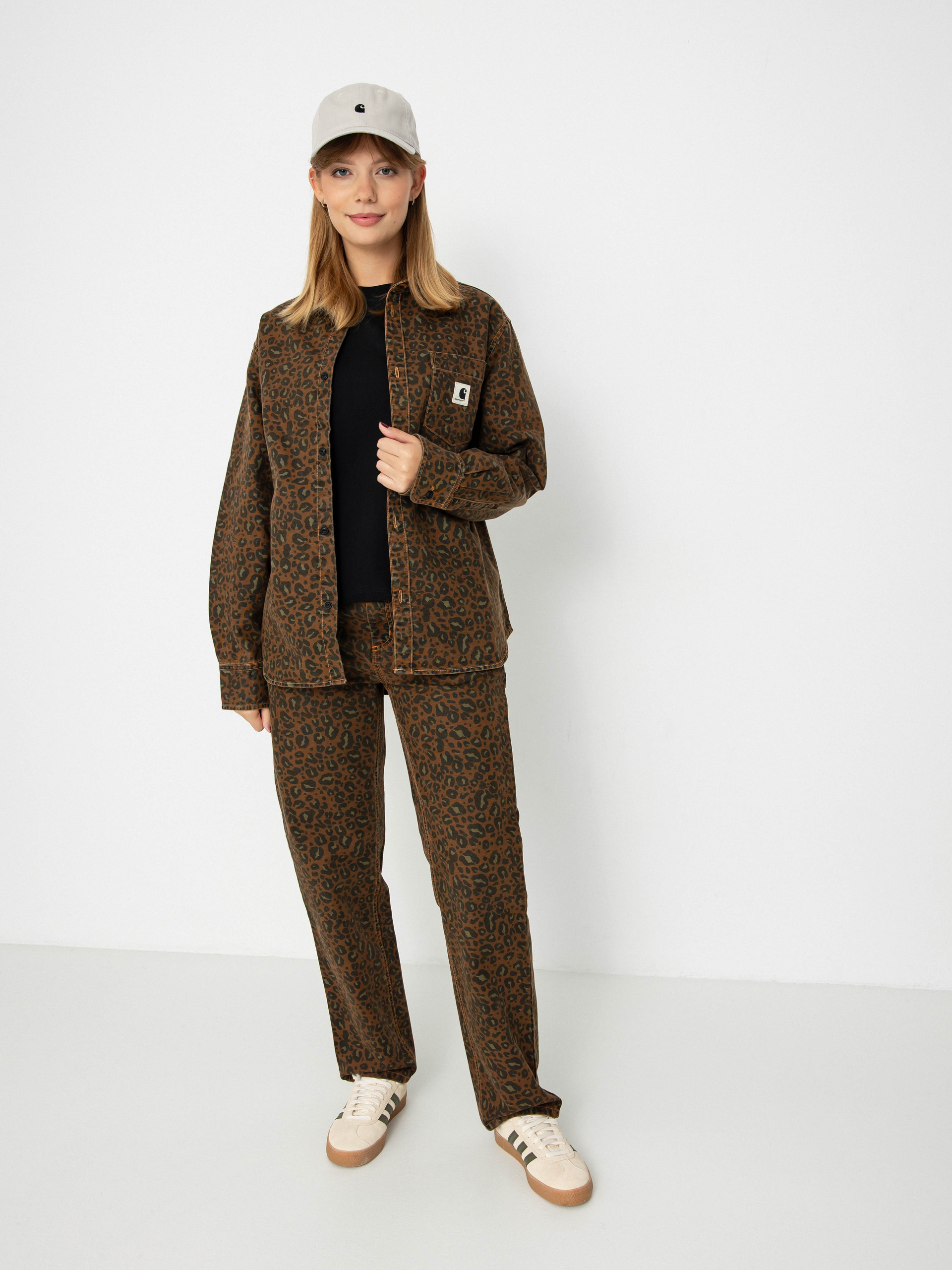 Ing Carhartt WIP Leo Wmn (camo leo/tamarind/tamarind)