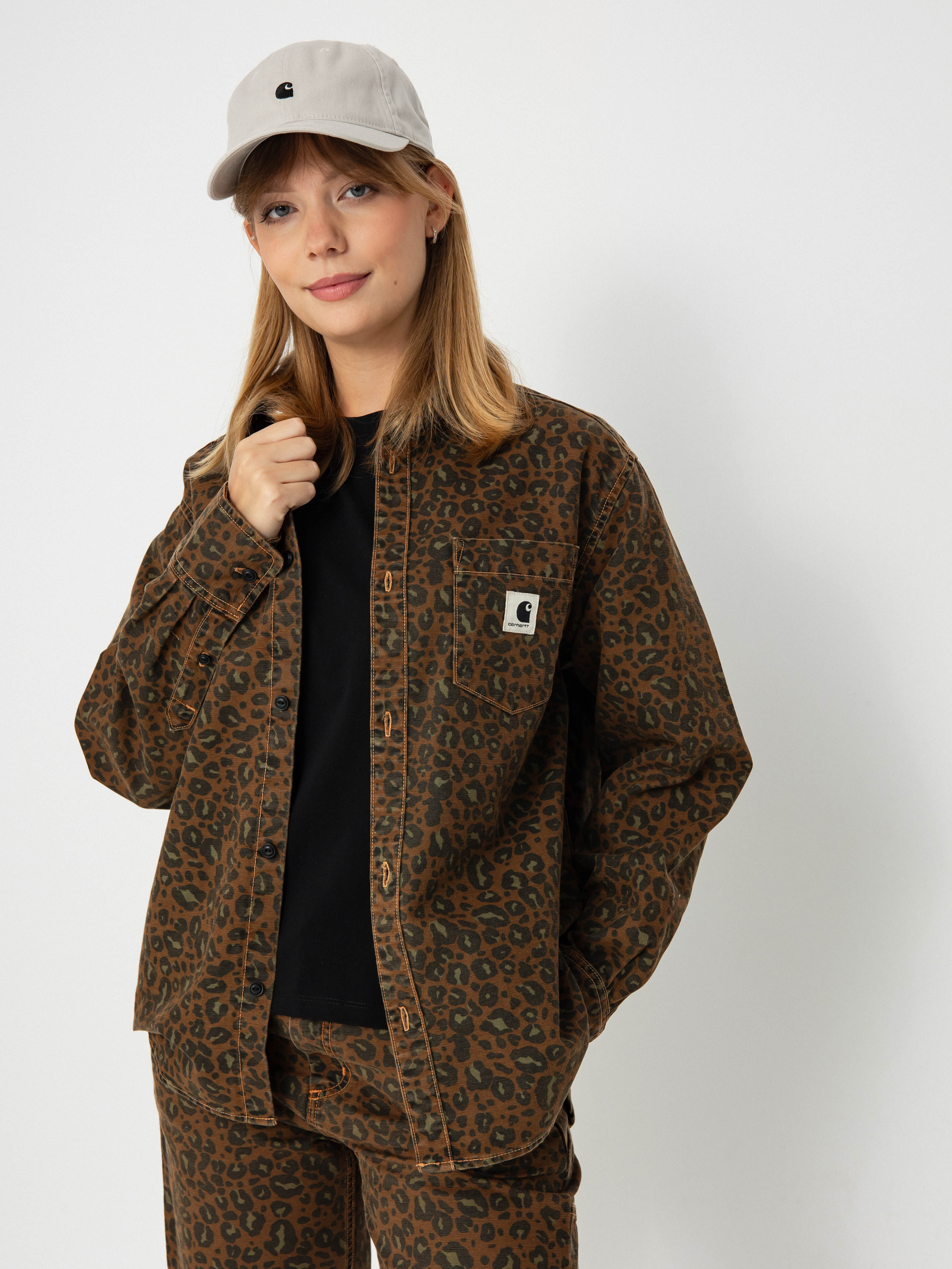 Ing Carhartt WIP Leo Wmn (camo leo/tamarind/tamarind)