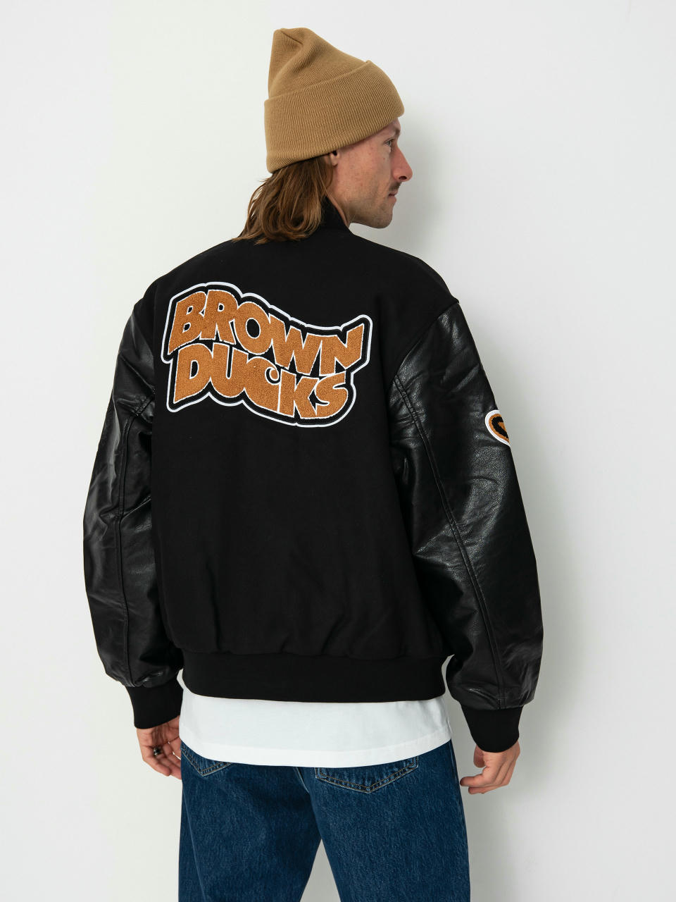 Dzseki Carhartt WIP Brown Ducks Bomber (black/black)