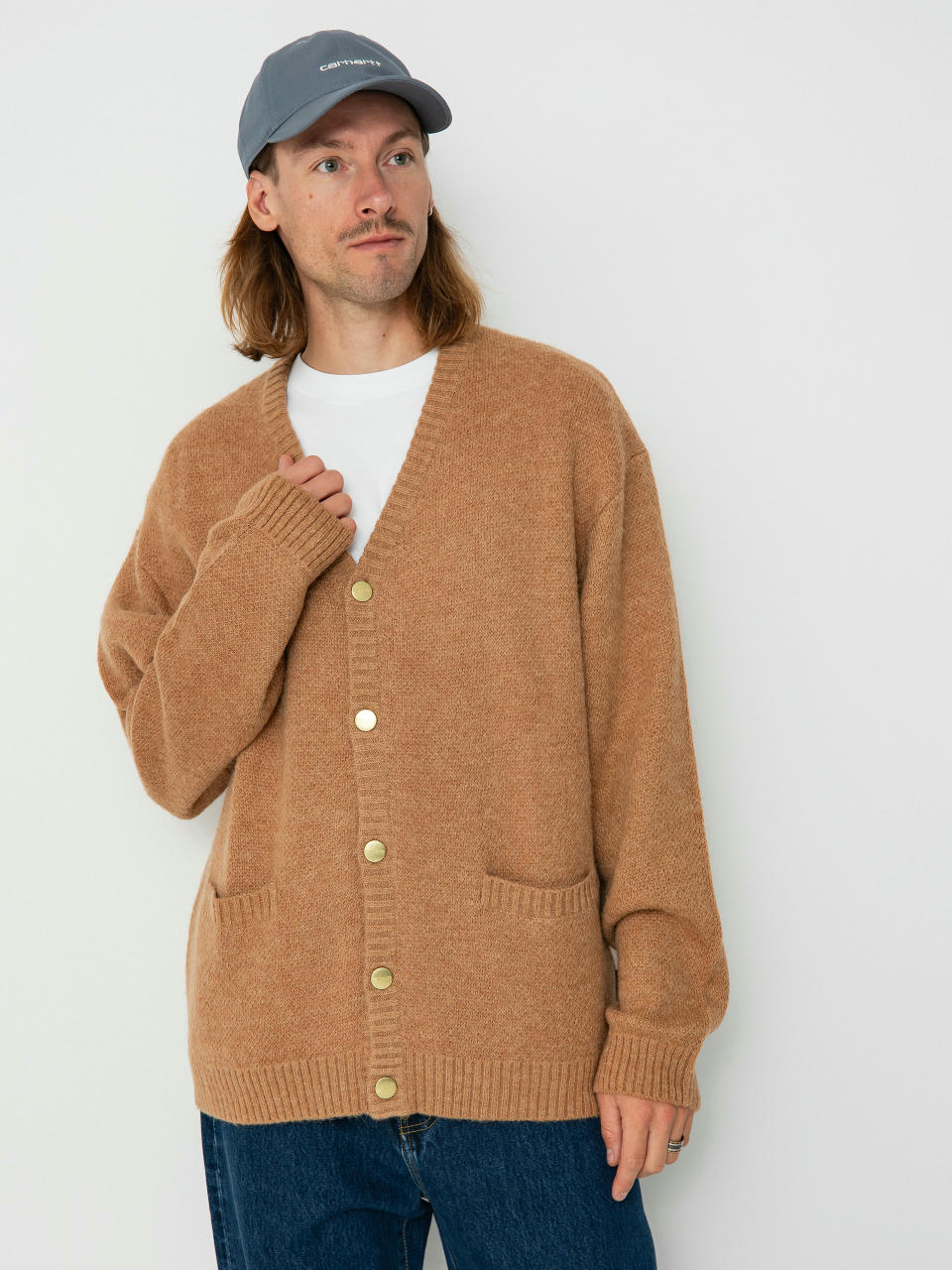 Pulóver Carhartt WIP Merton Cardigan (peanut)