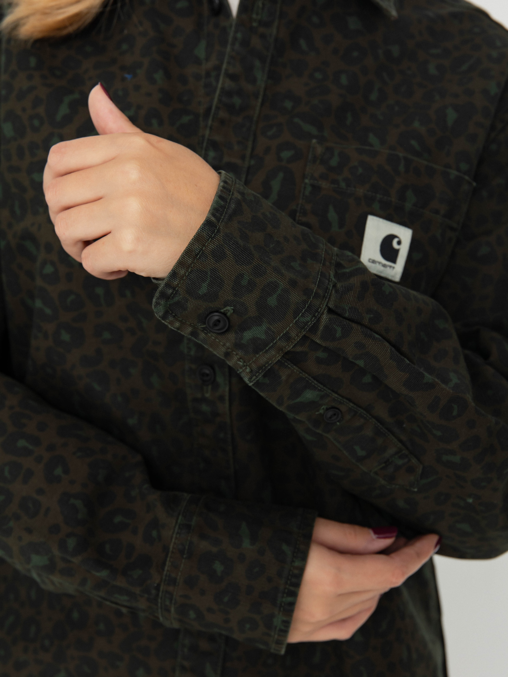 Ing Carhartt WIP Leo Wmn (camo leo/tamarind/office green)