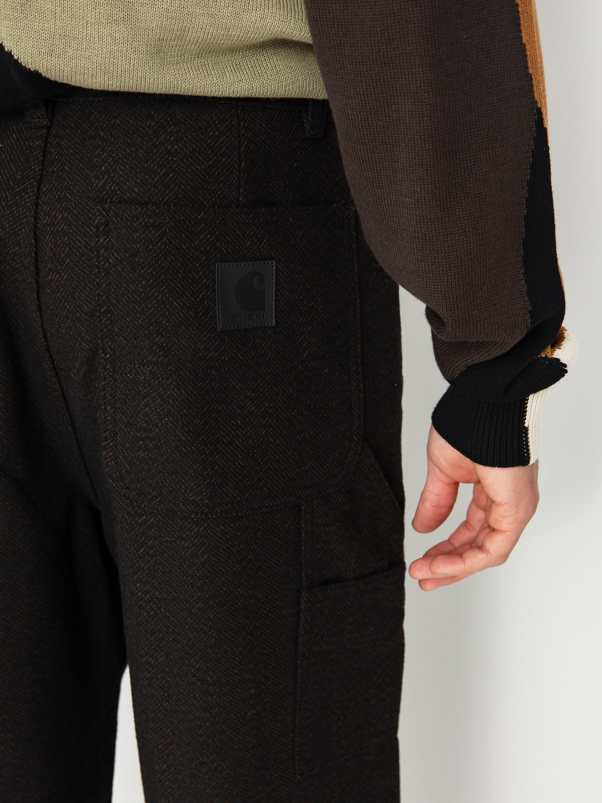 Carhartt WIP Truman Kisnadrág (chocolate/black)