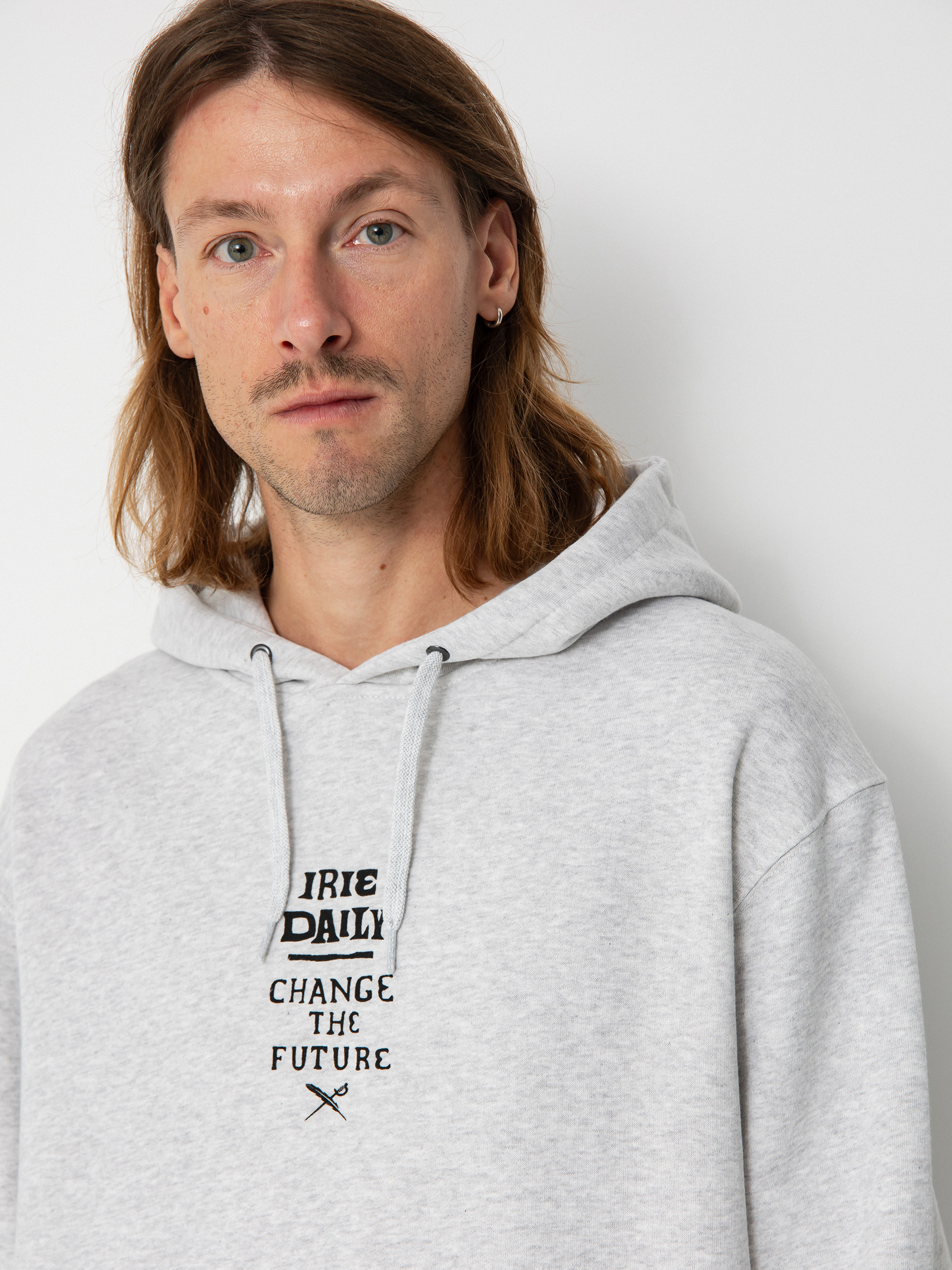 Iriedaily Change Future HD Kapucnis pulóver (ash heather)