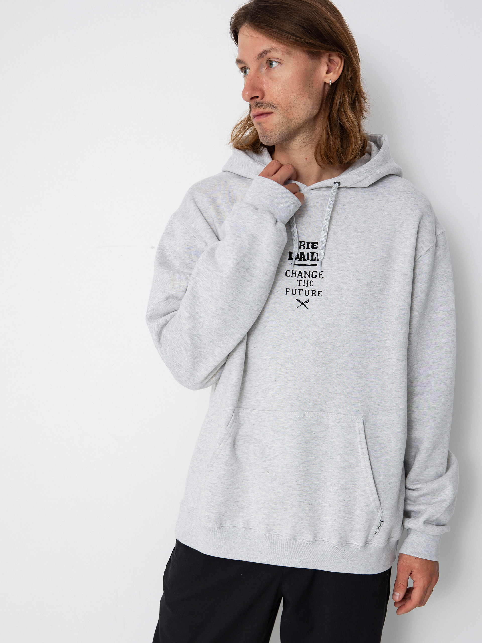 Iriedaily Change Future HD Kapucnis pulóver (ash heather)