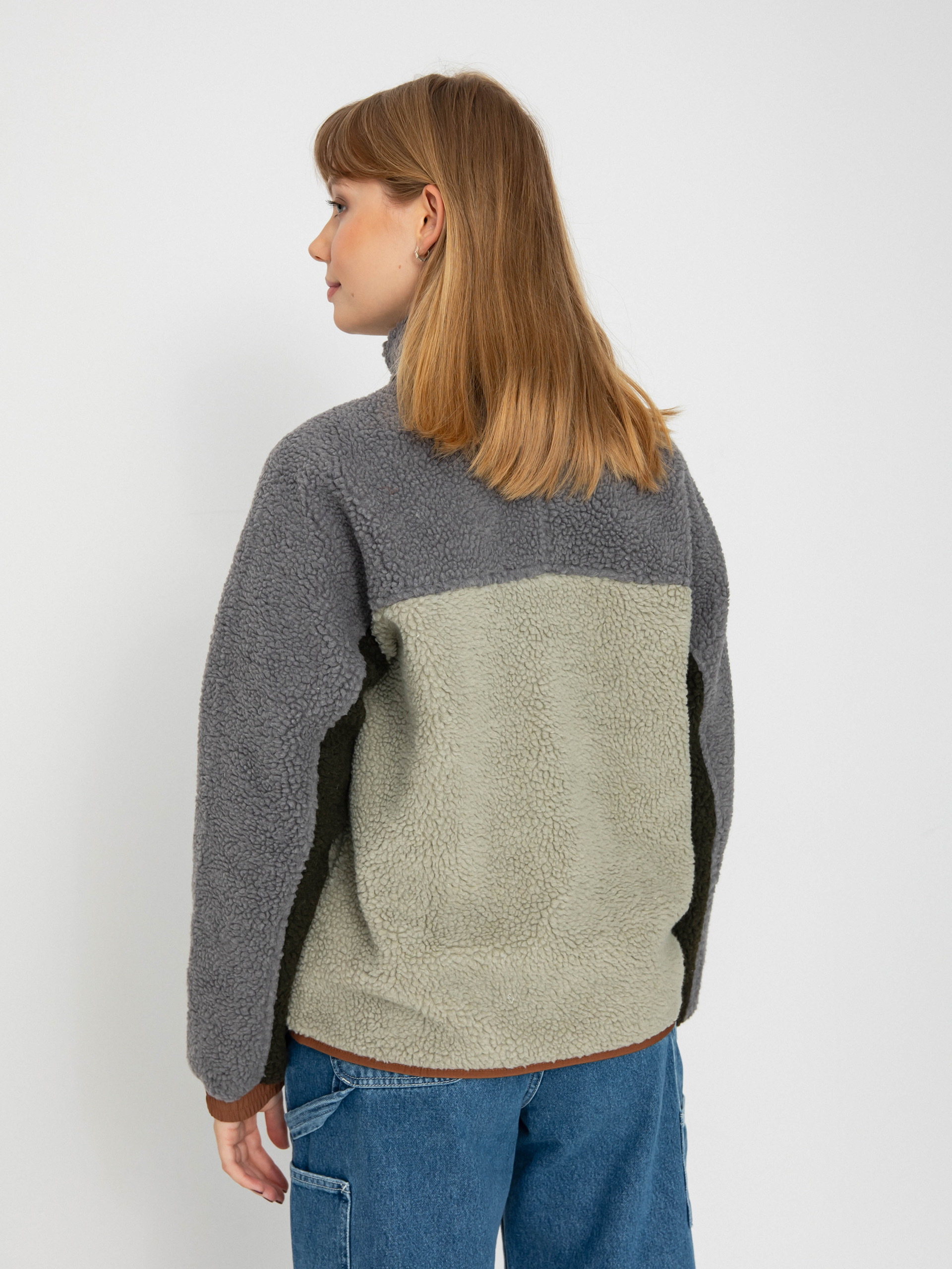 Polár pulóver Kavu Pinesdale (verde canyon)