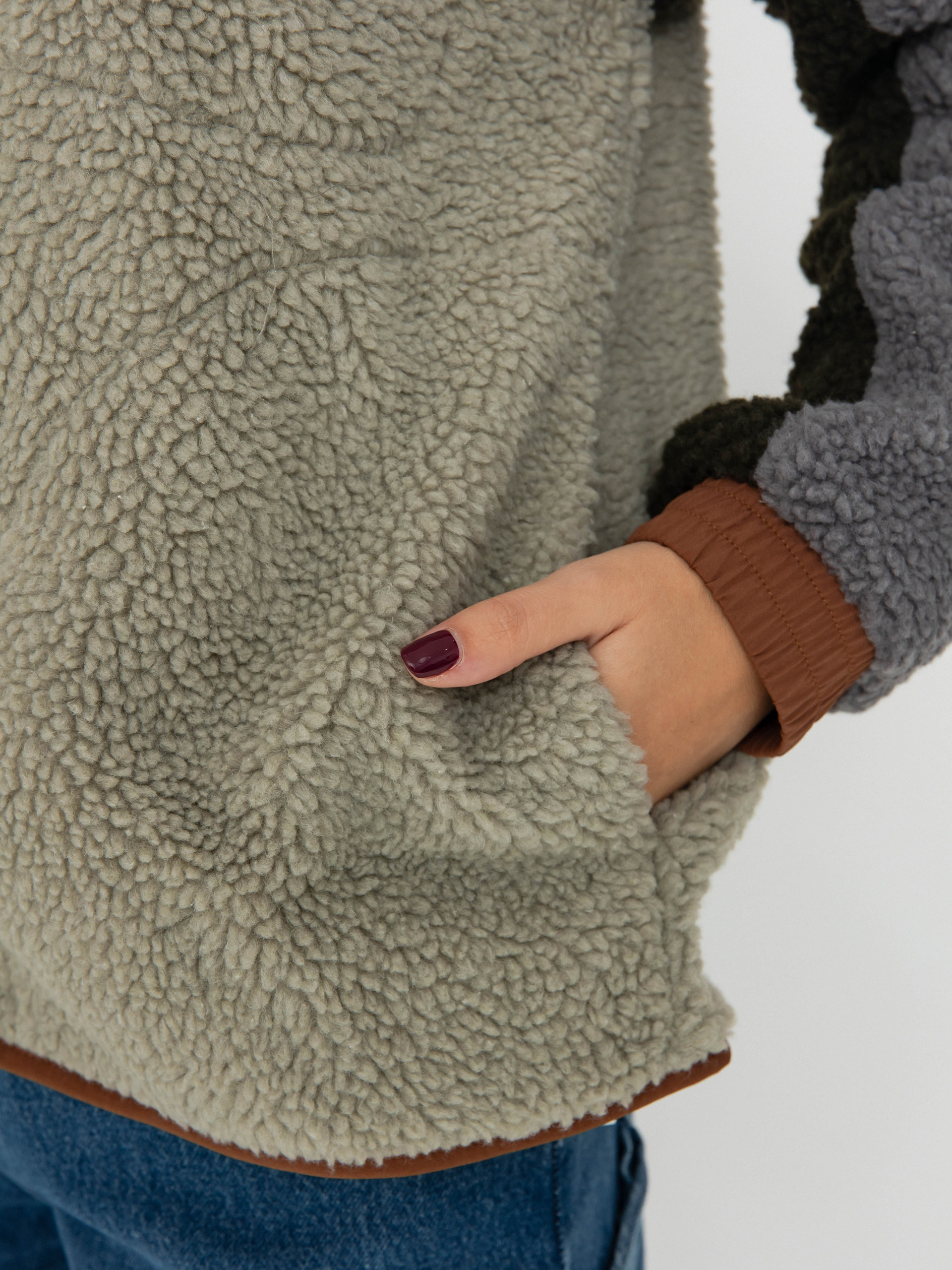 Polár pulóver Kavu Pinesdale (verde canyon)