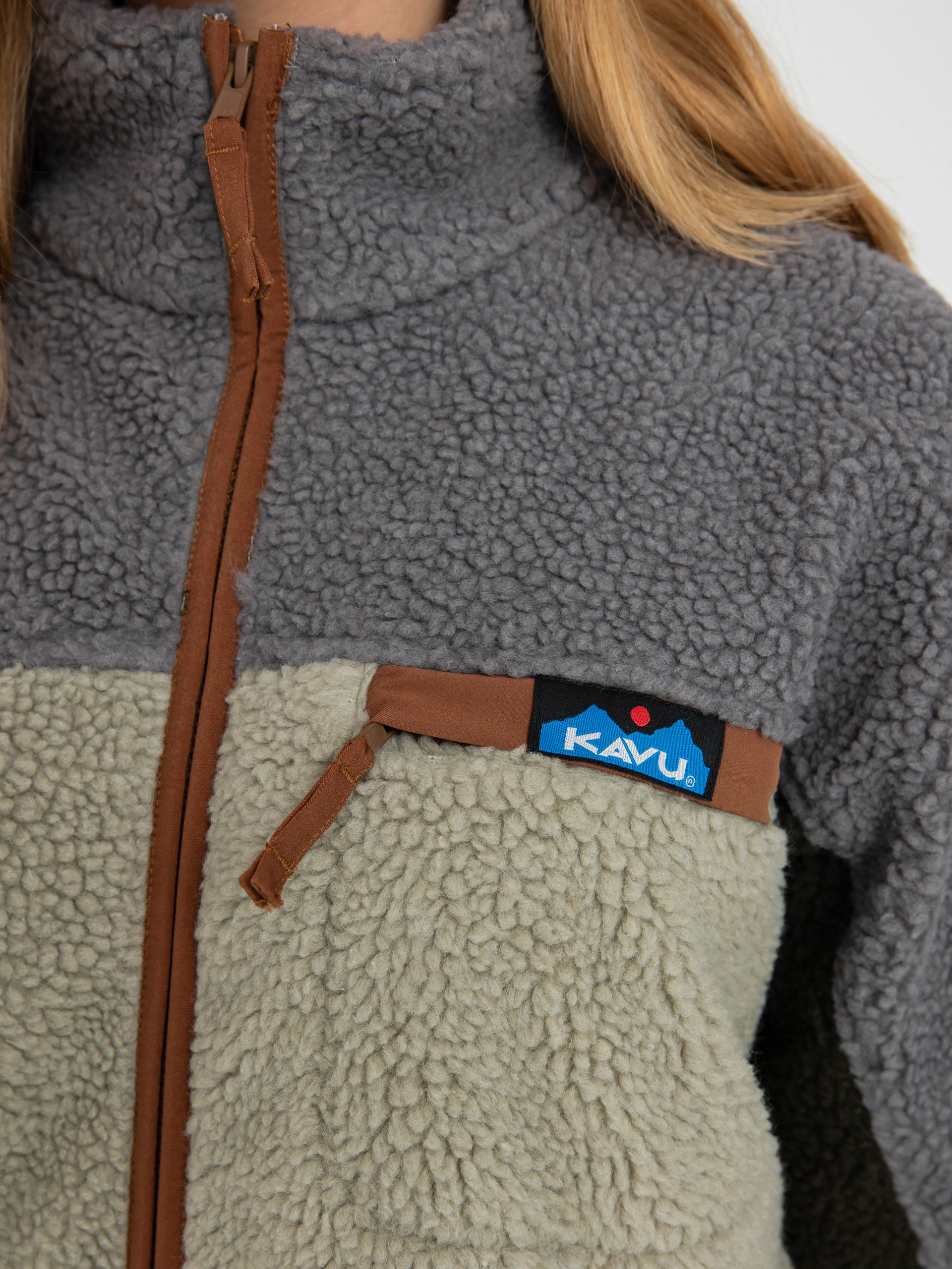 Polár pulóver Kavu Pinesdale (verde canyon)