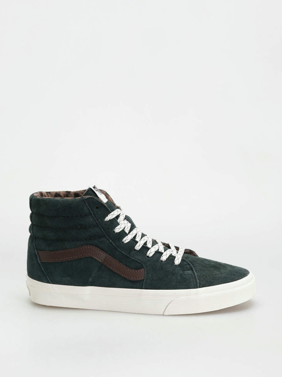 Vans Sk8 Hi Cipők (pig suede plaid scarab)