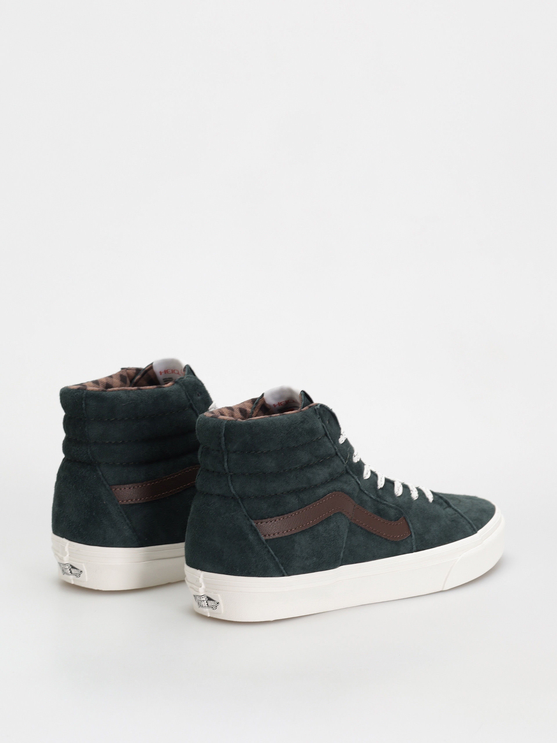 Vans Sk8 Hi Cipők (pig suede plaid scarab)