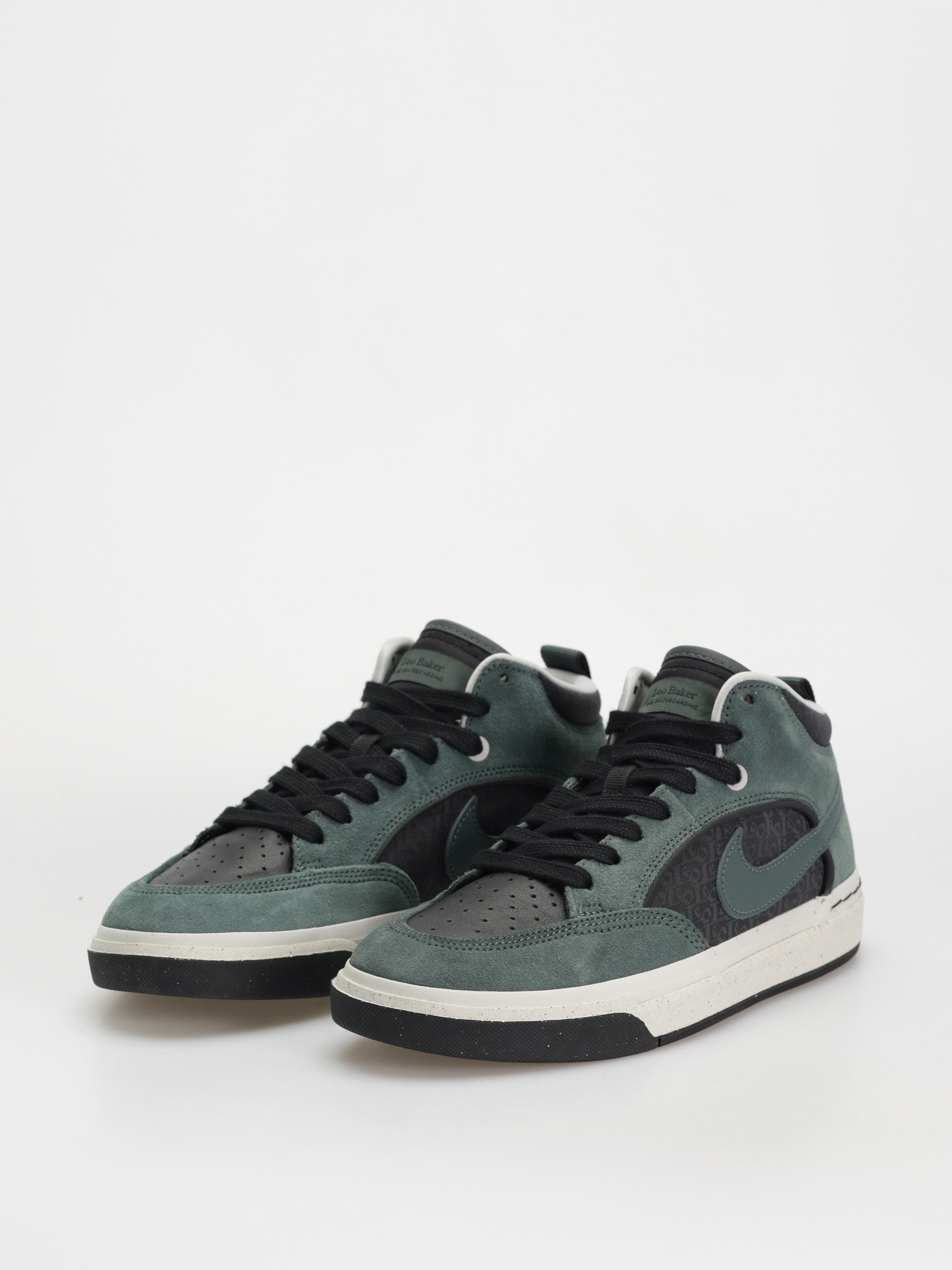 Nike SB React Leo Cipők (vintage green/vintage green black)