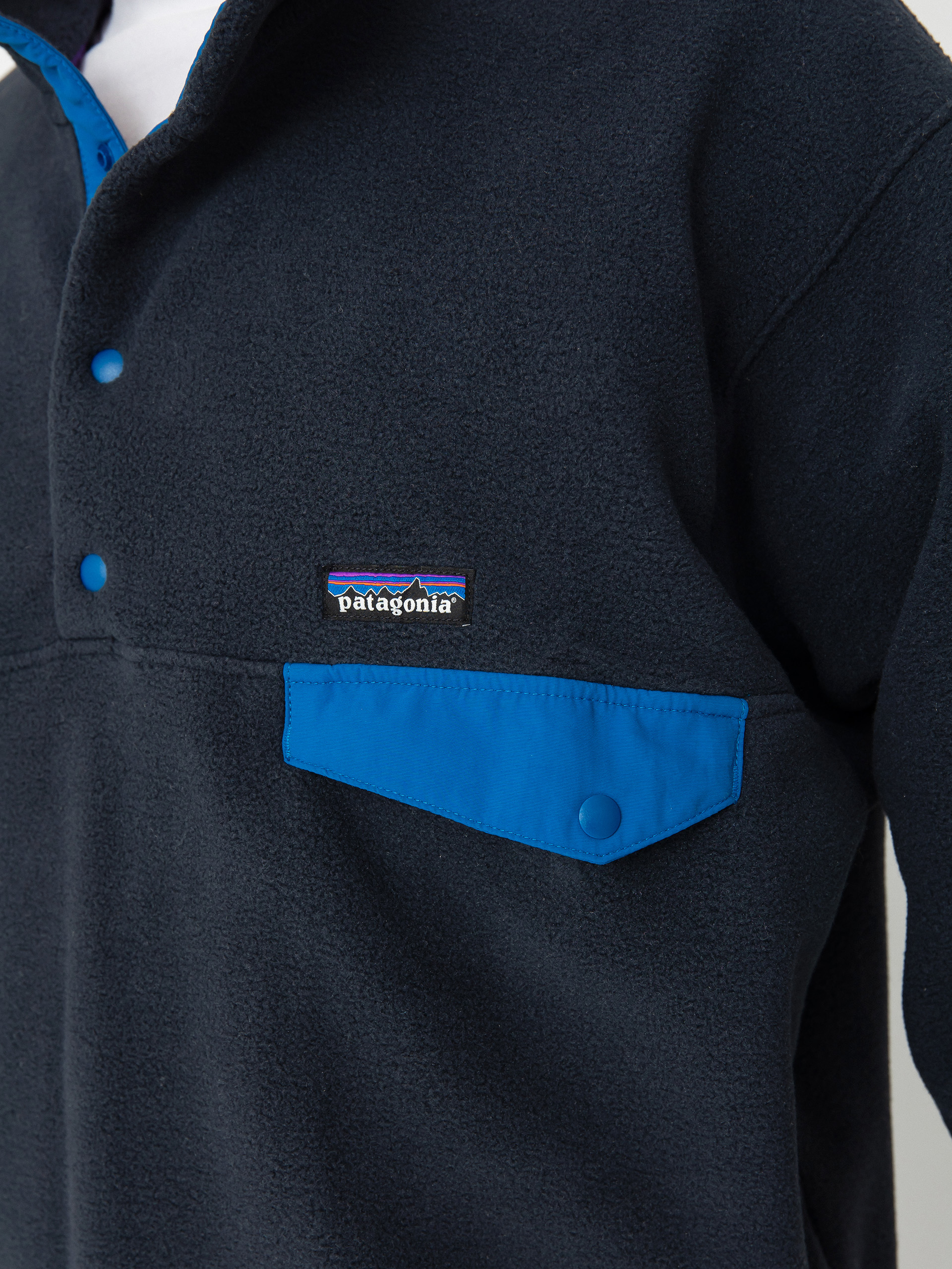 Férfi Polár pulóver Patagonia Synch Snap T (pitch blue)