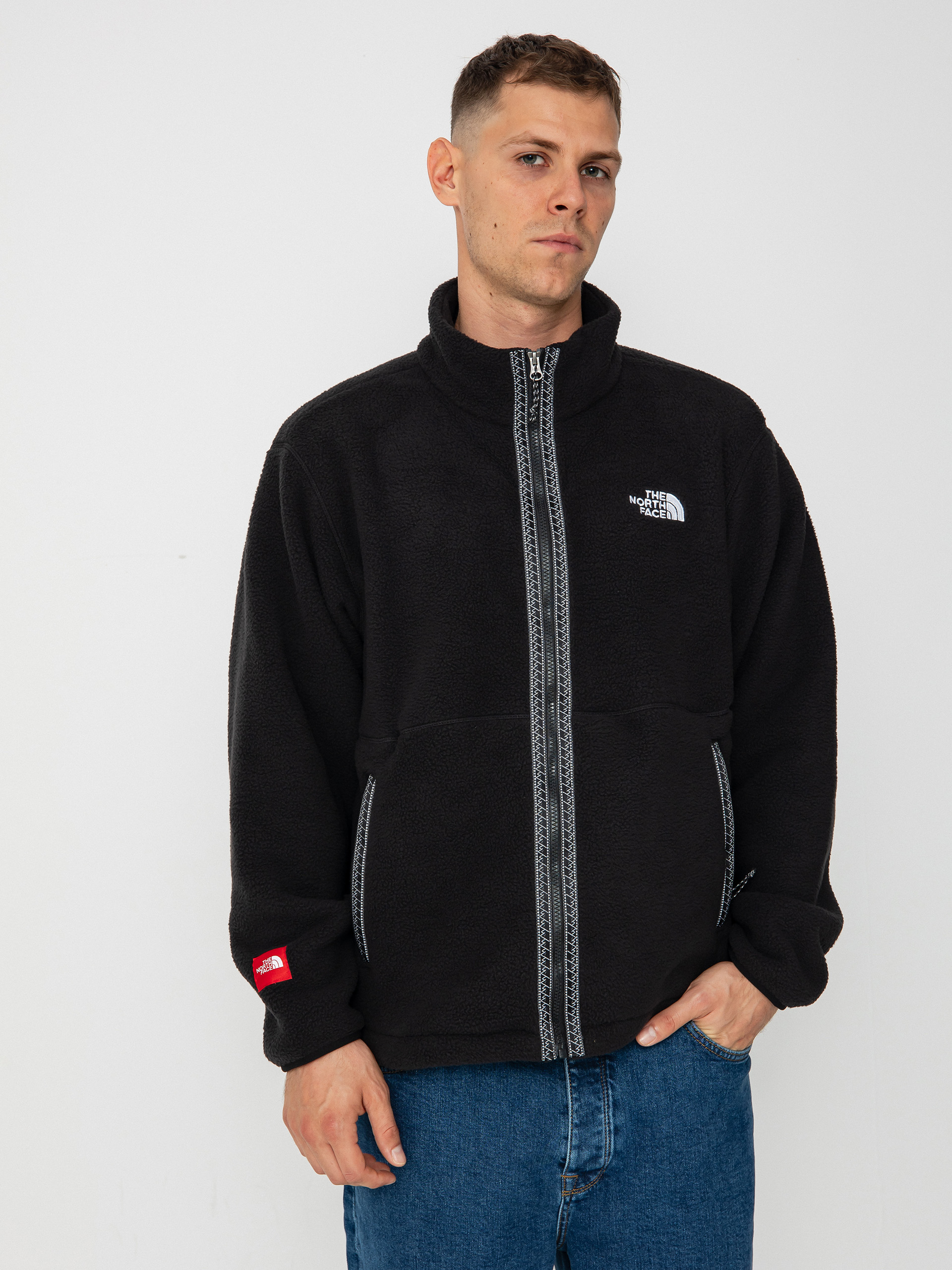 Polár pulóver The North Face Tnf Fleeski FZ