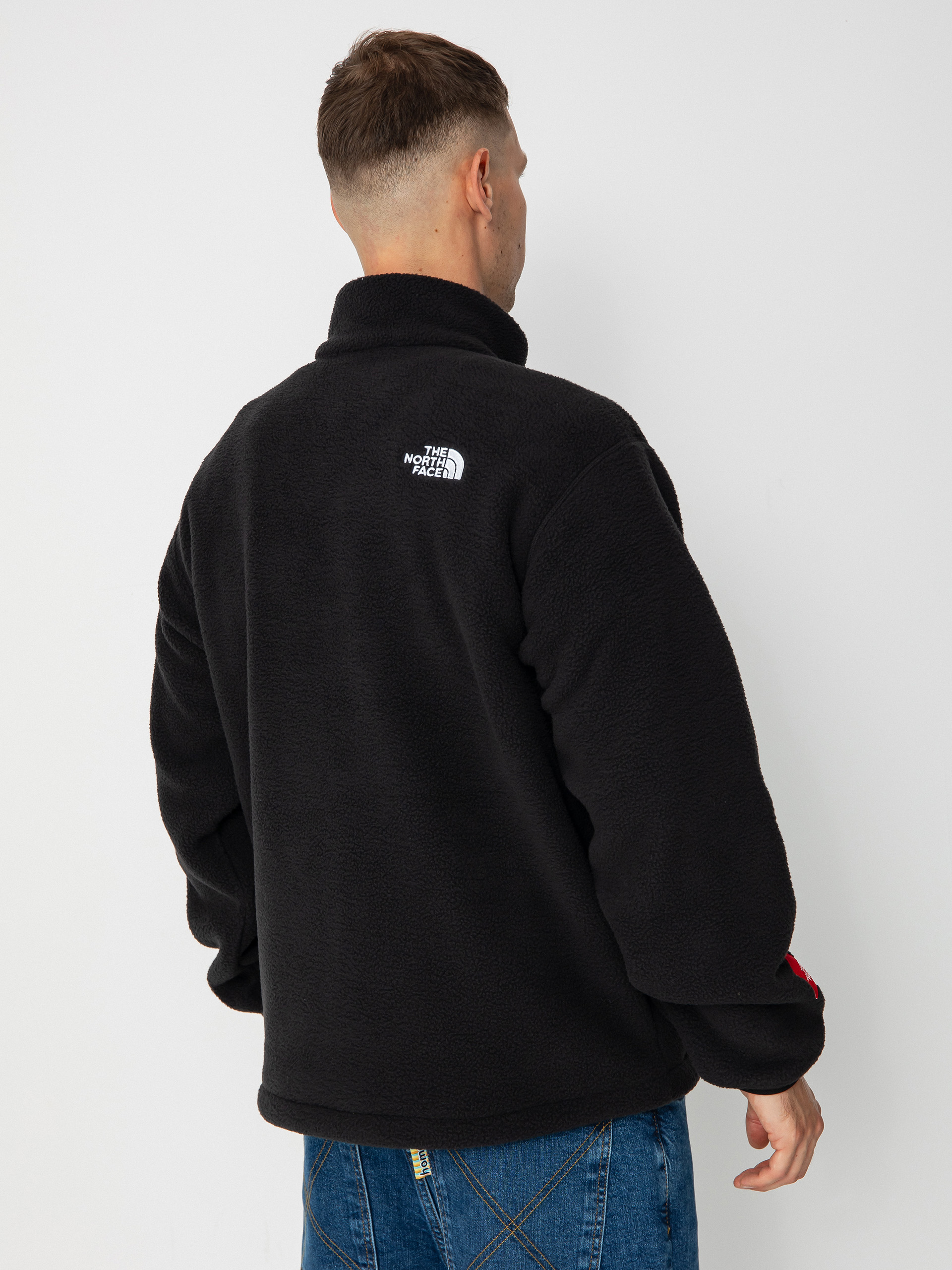 Férfi Polár pulóver The North Face Tnf Fleeski FZ (tnf black)