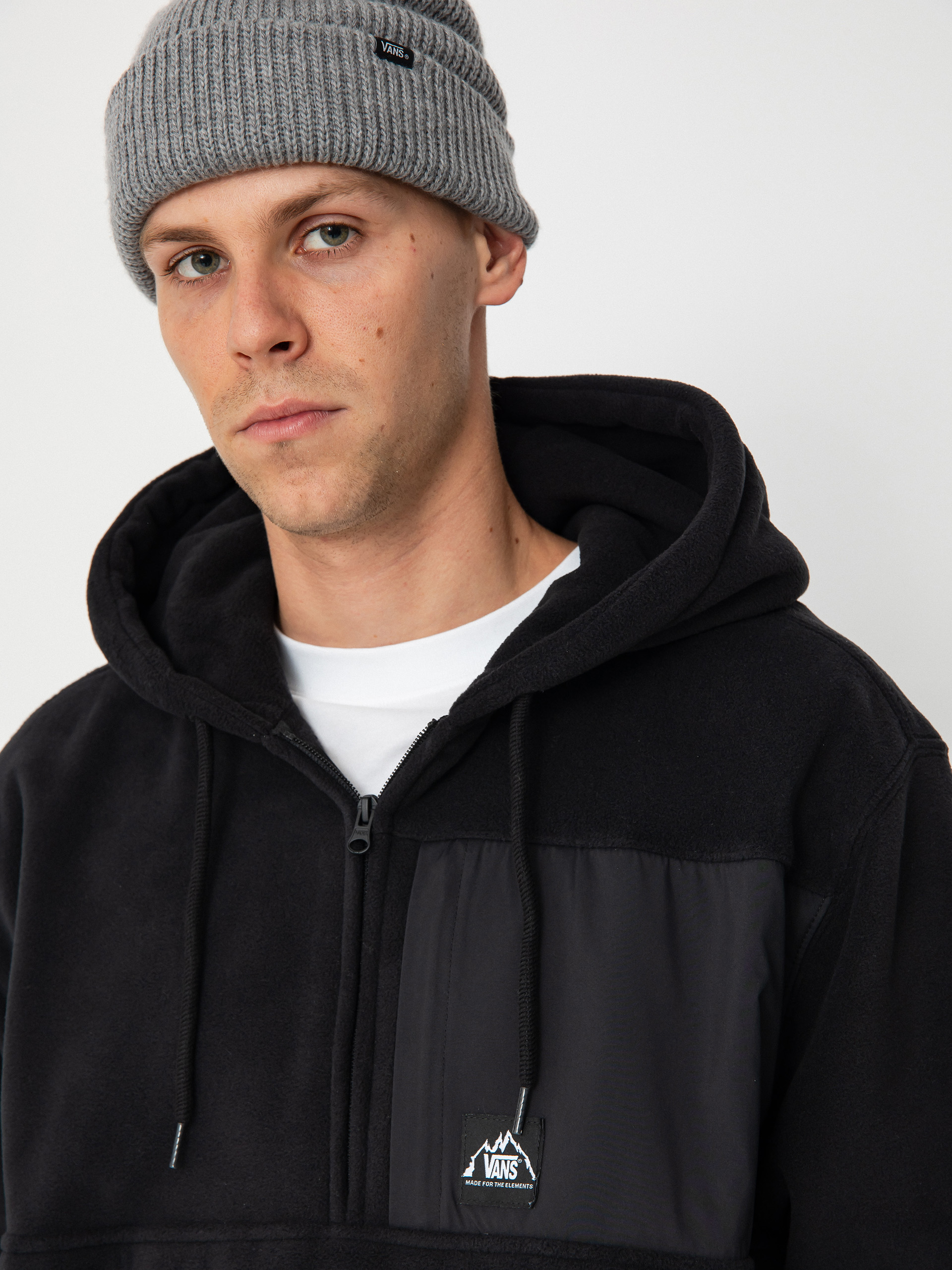 Férfi Vans Mte Polartec HD Kapucnis pulóver (black)