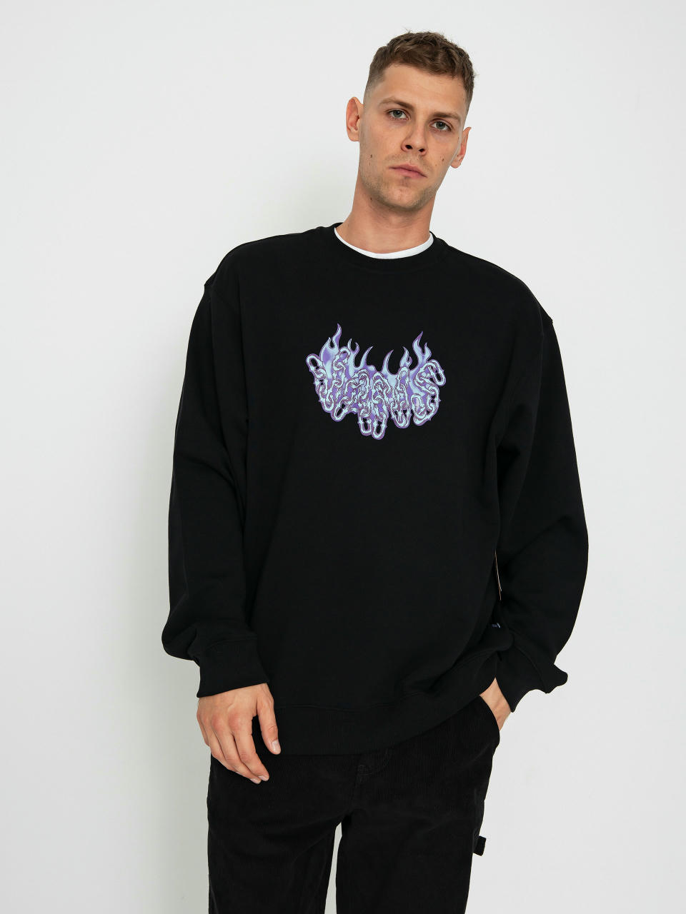 Vans Hot Links Loose Crew Pulóver (black)