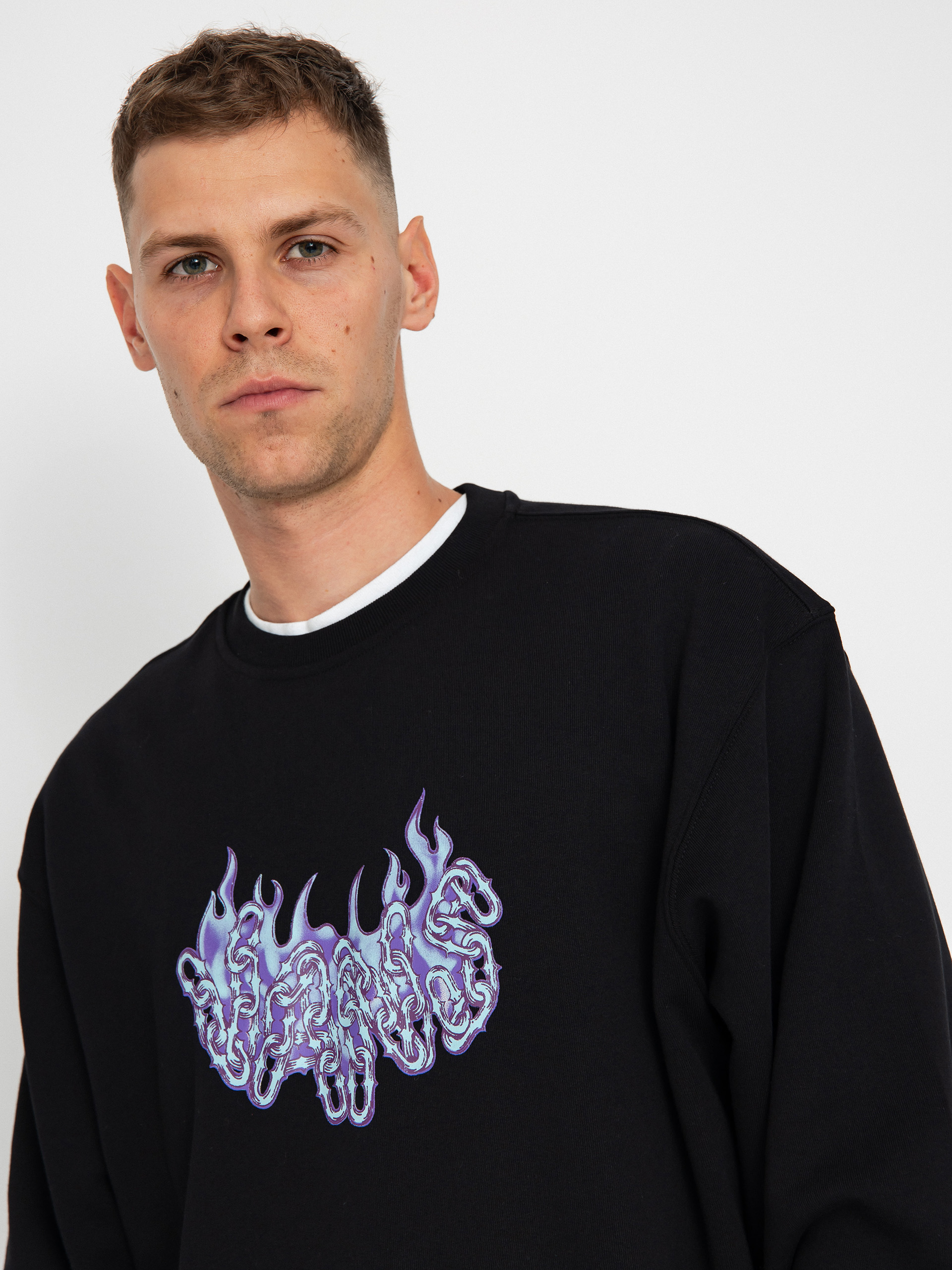 Vans Hot Links Loose Crew Pulóver (black)