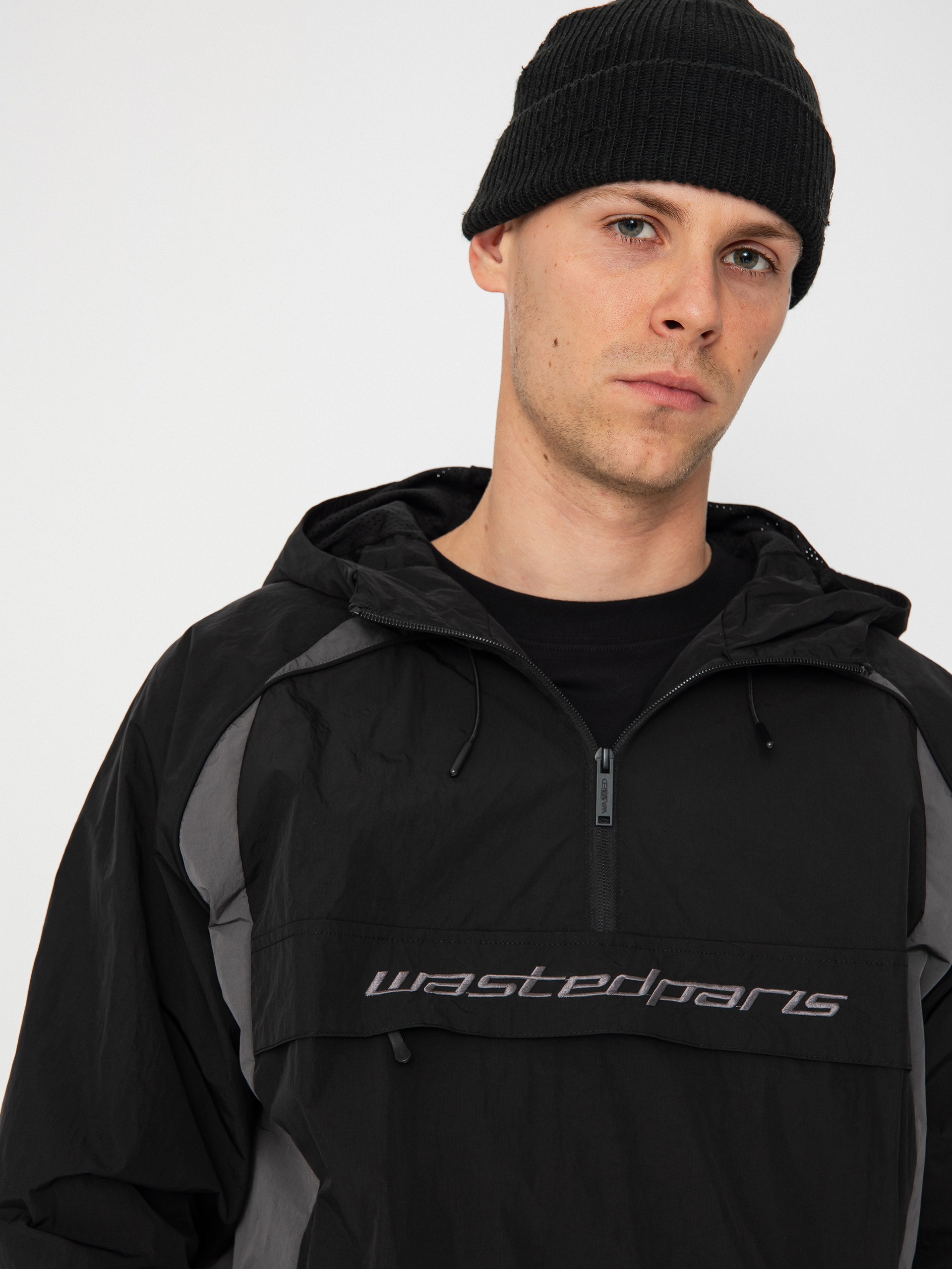 Dzseki Wasted Paris Arena Windbreaker (black/charcoal)