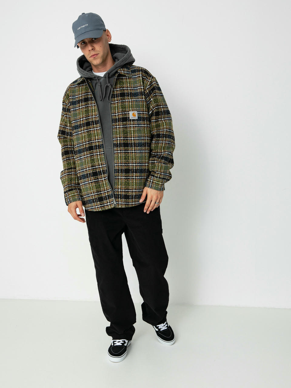 Dzseki Carhartt WIP Stroy (stroy check/black)