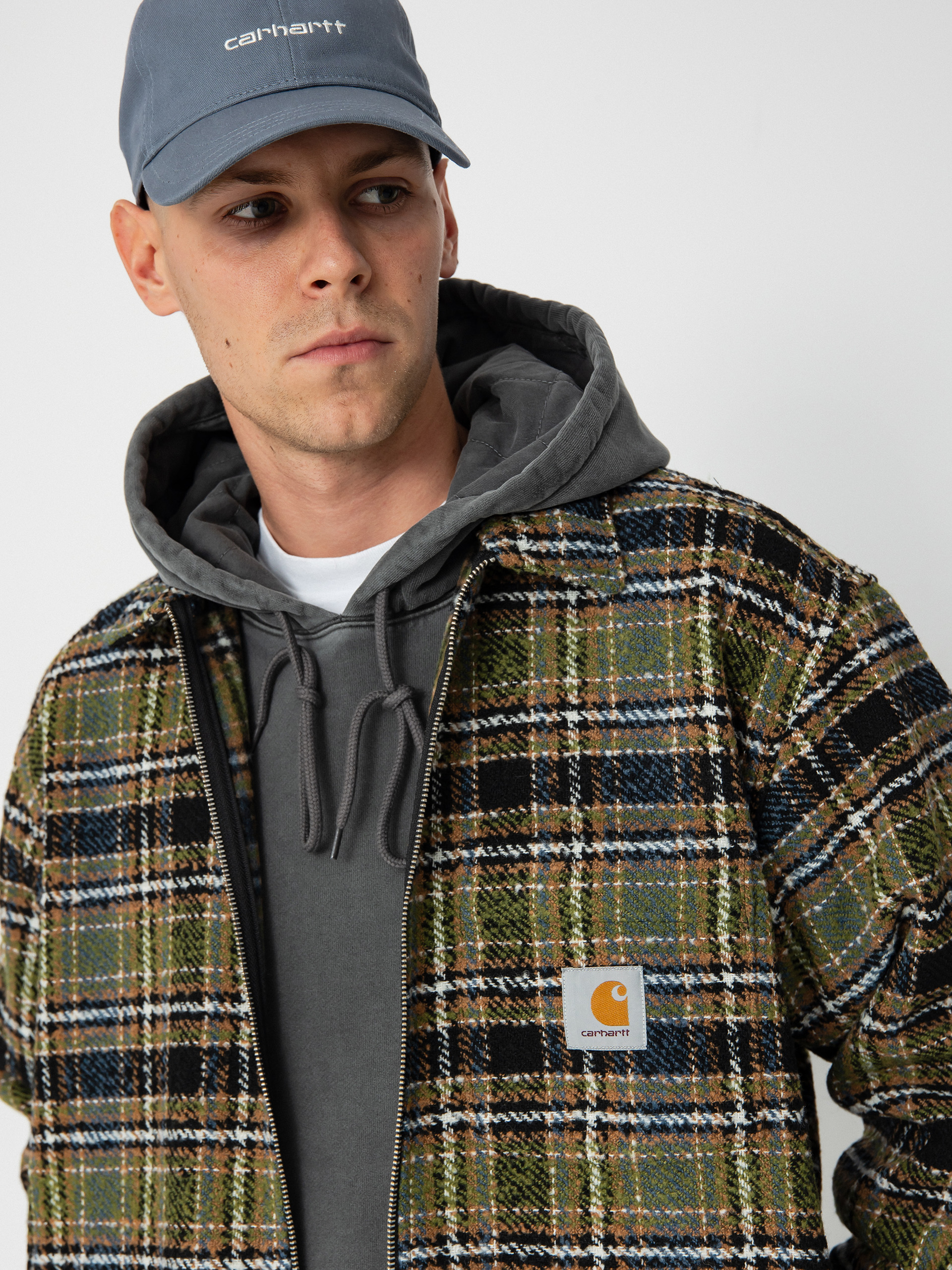 Dzseki Carhartt WIP Stroy (stroy check/black)