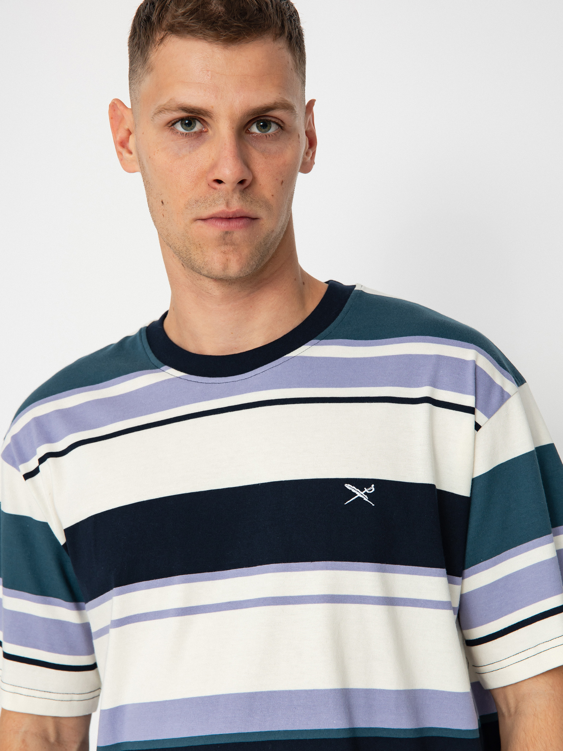 Póló Iriedaily Wide Stripe (cool jungle)