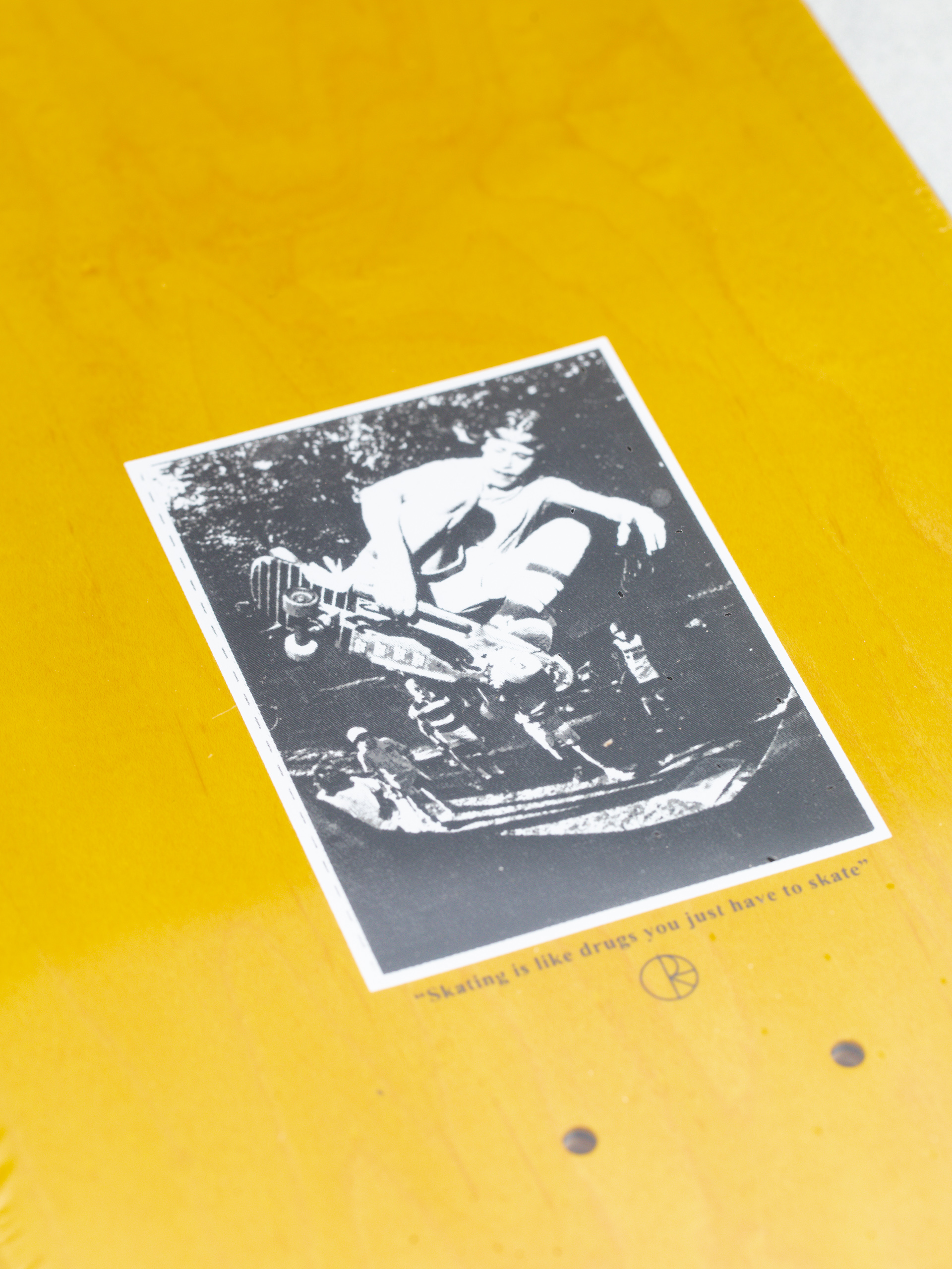 Polar Skate David Stenstrom Tape and Panther Gördeszka lap (white/black)