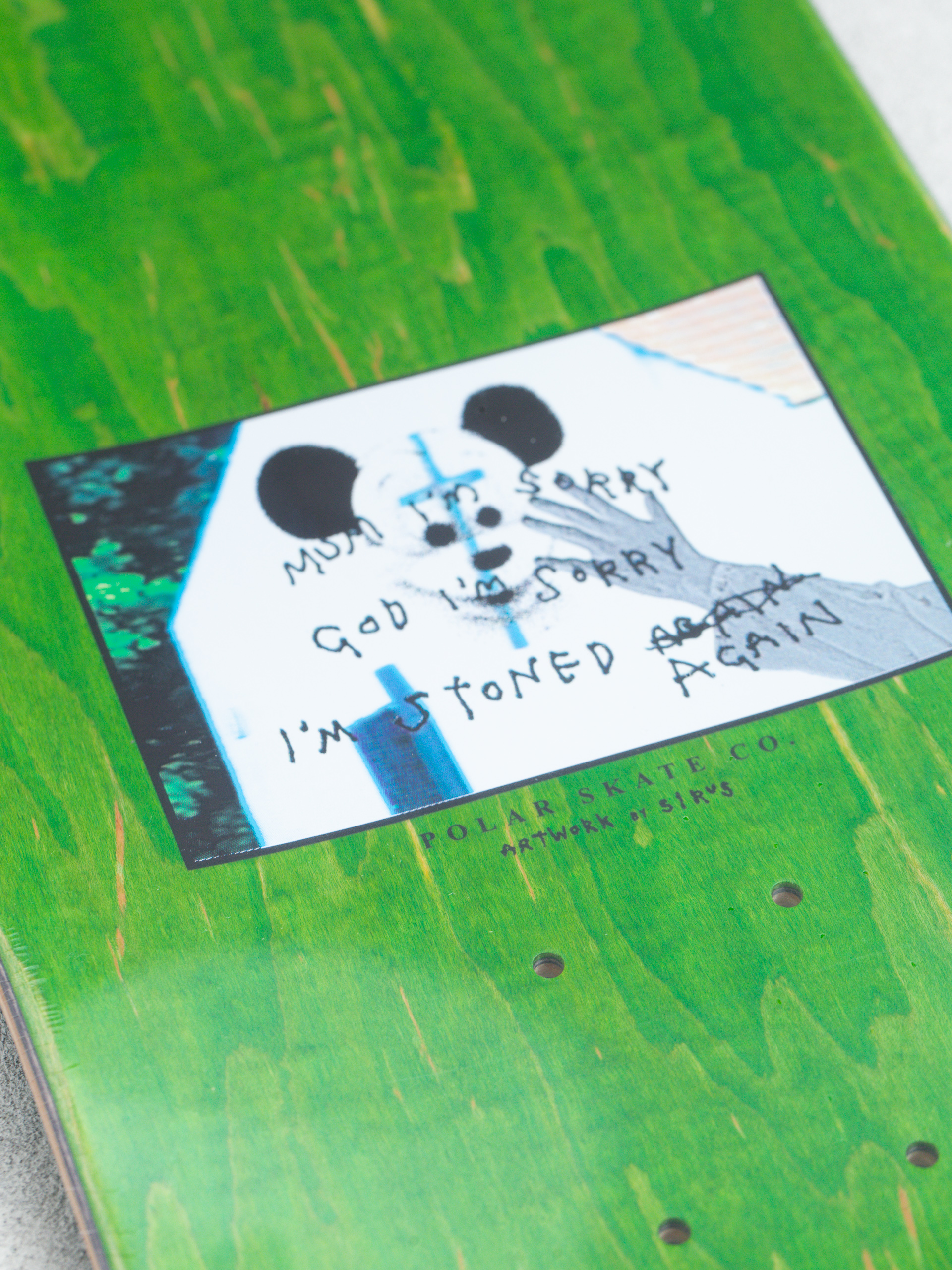 Polar Skate Nick Boserio Jesus Gördeszka lap (blue/white)