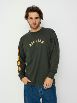 Hosszú ujjú felső Dickies X Spitfire Long Sleeve (olive green)