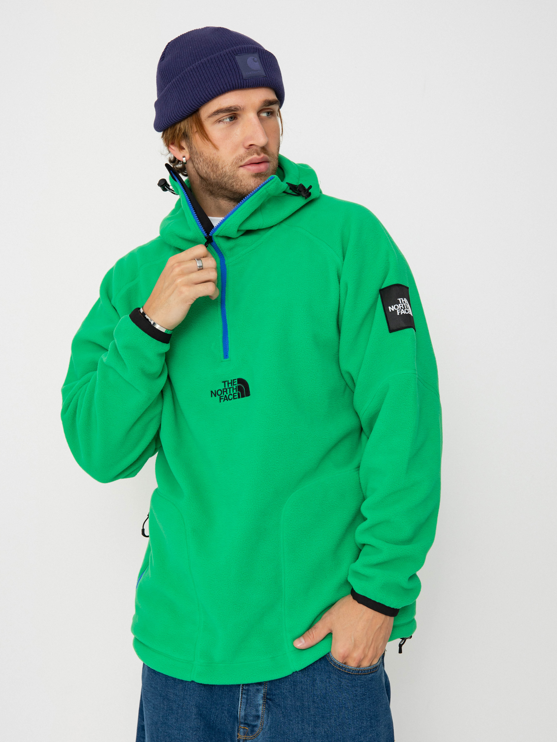 The North Face X Yinka Ilori Fleece Anorak Dzseki (optic emerald)