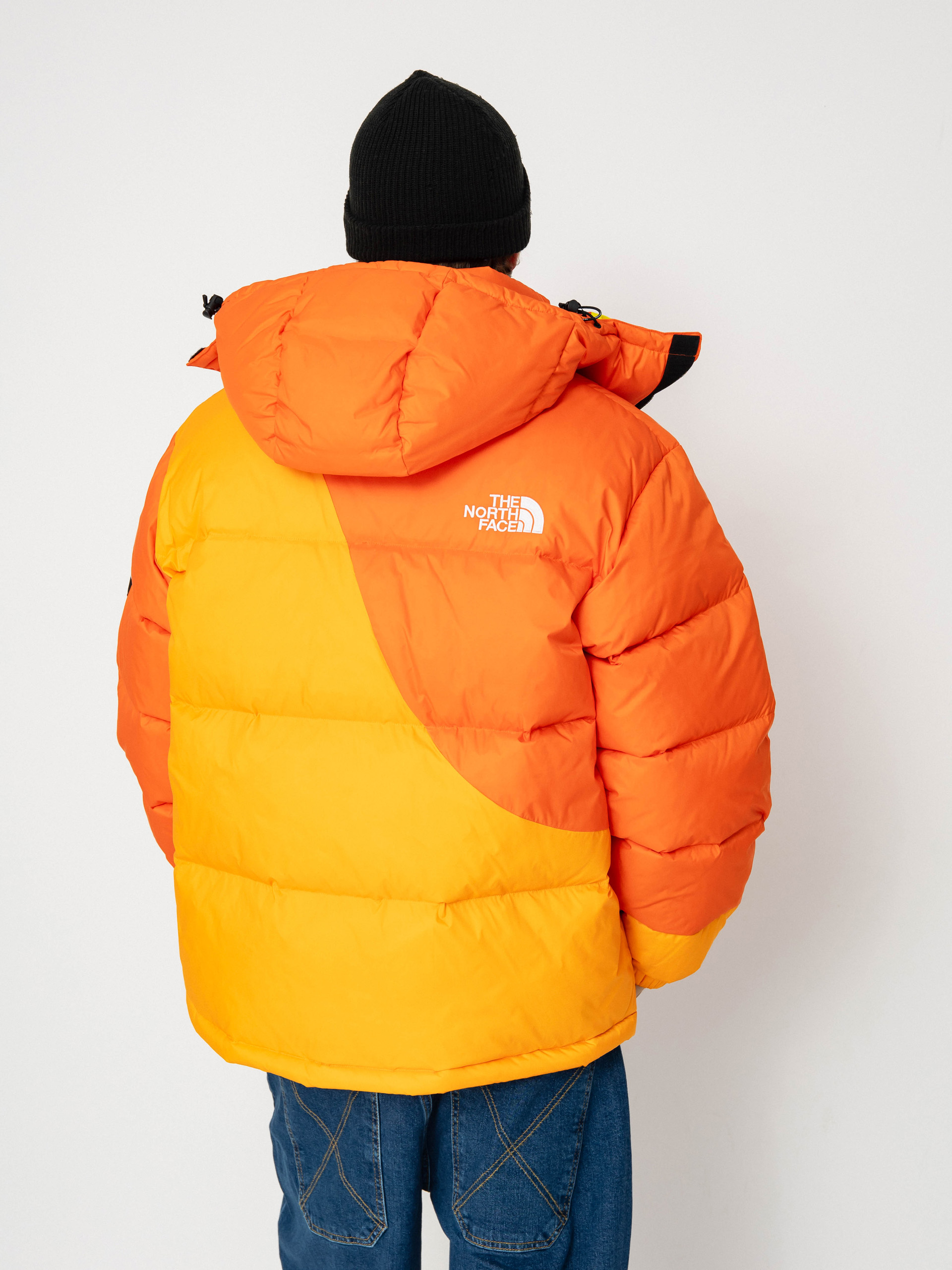 The North Face X Yinka Ilori Down Puffer Dzseki (red orange/apricot glaz)