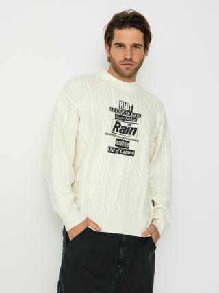 Wasted Paris Rain Cable Knit Pulóver (off white)