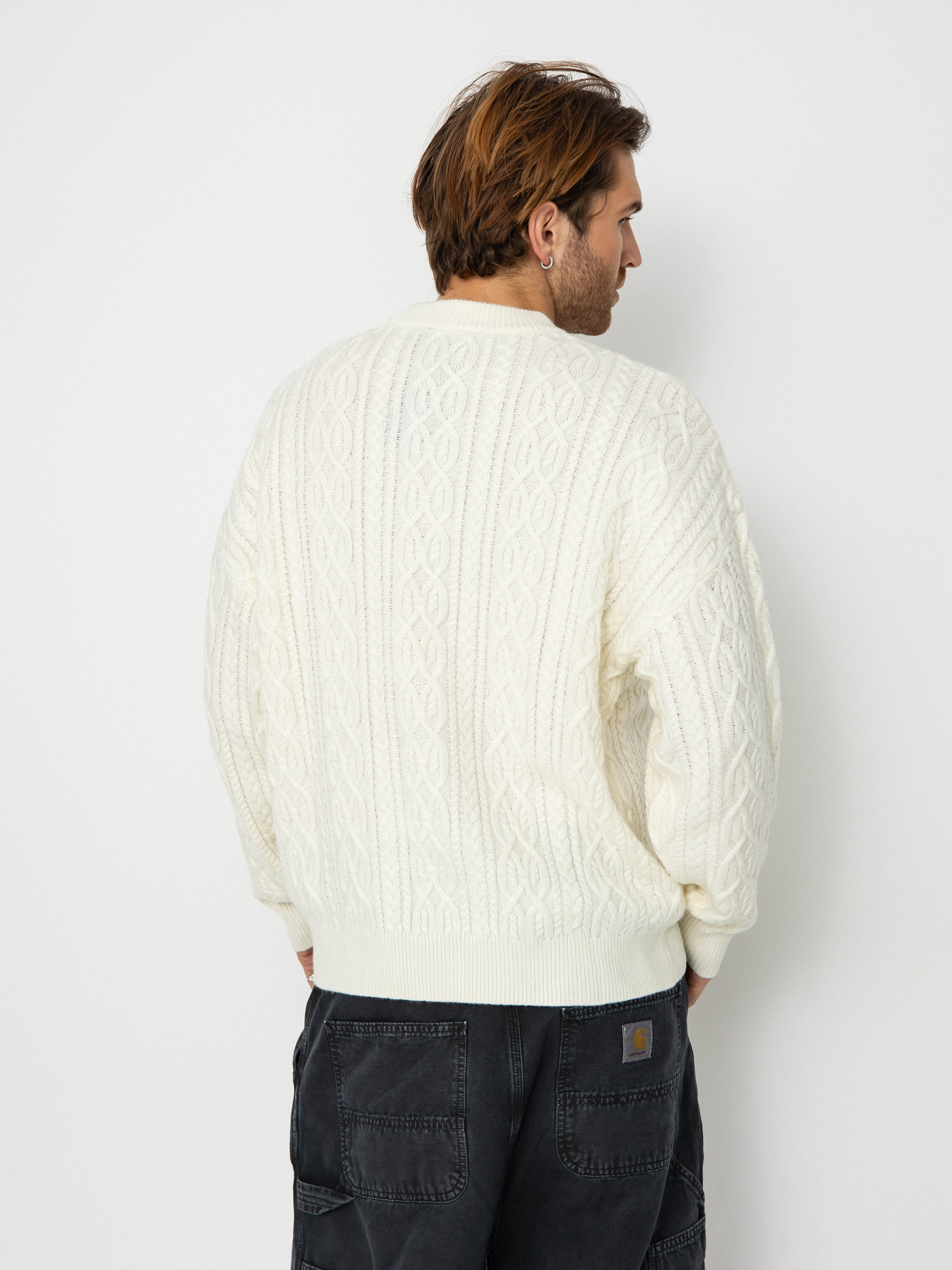 Wasted Paris Rain Cable Knit Pulóver (off white)