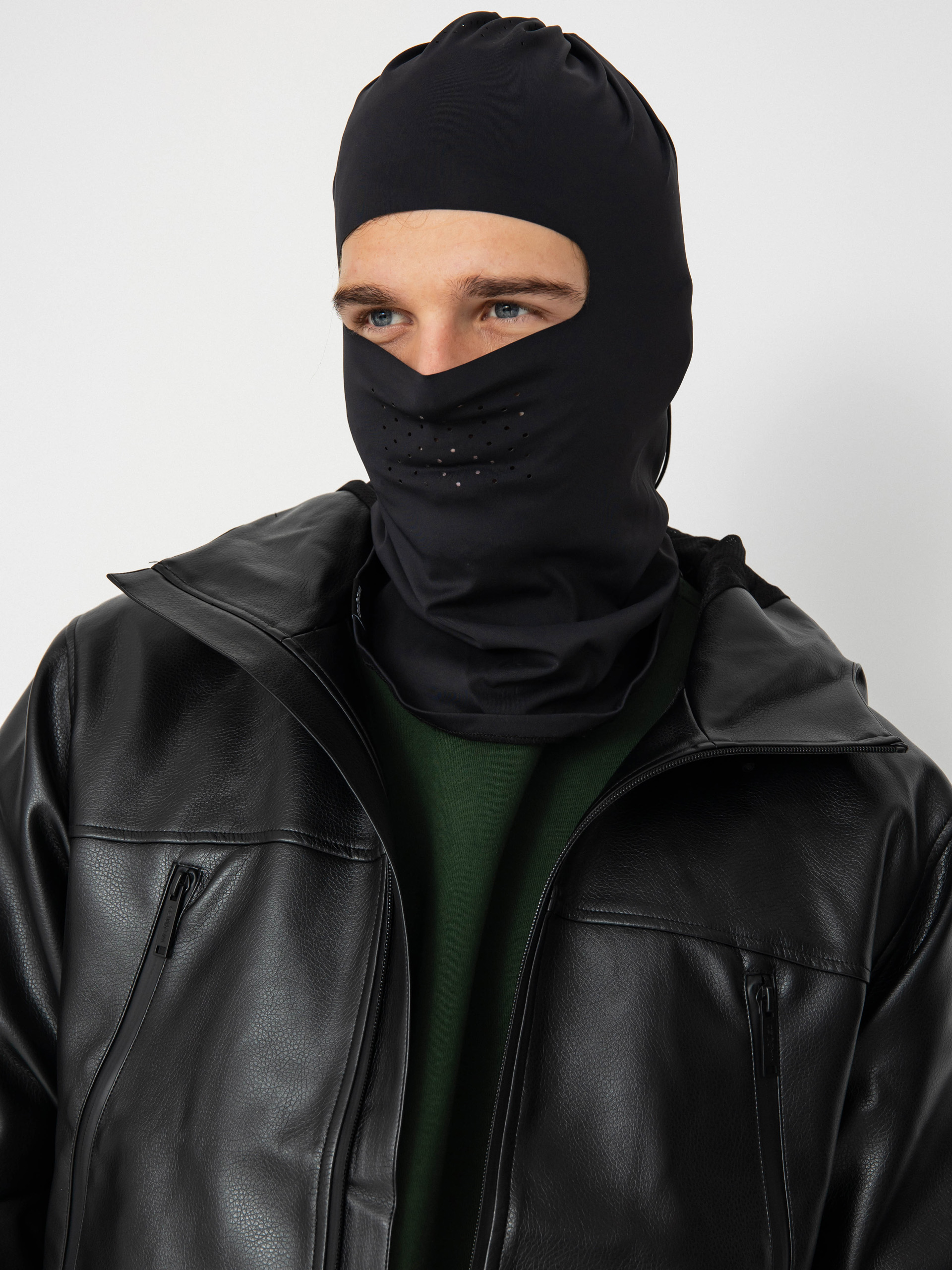 Wasted Paris Kingdom Faux Leather Windbreaker Dzseki (black)