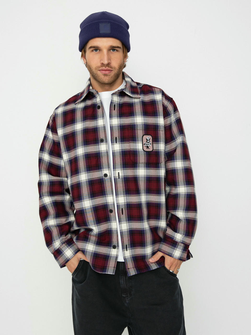 Dzseki Carhartt WIP Monahan (monahan check/malbec)