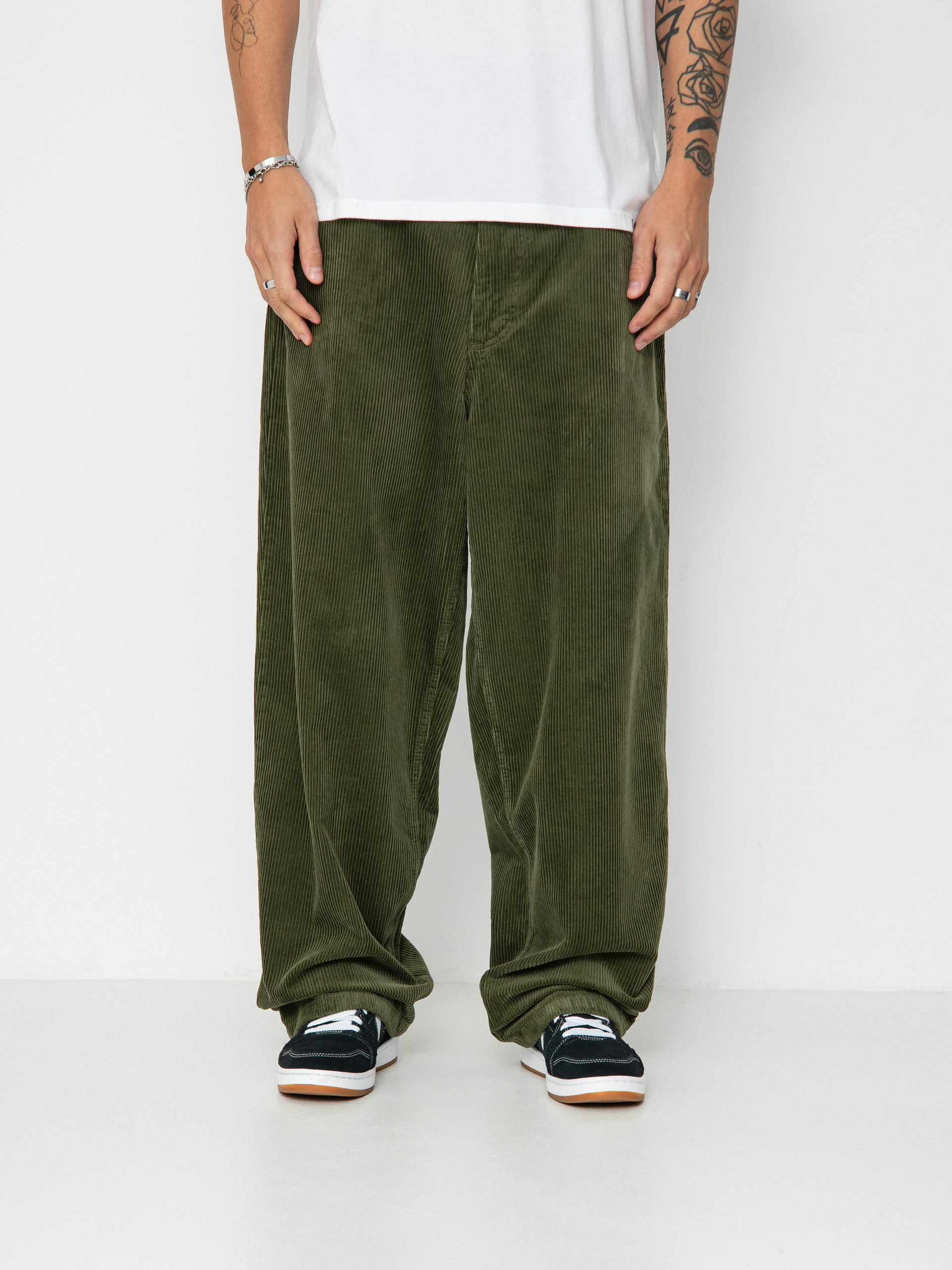 Polar Skate Big Boy Cord Kisnadru00e1g (uniform green)