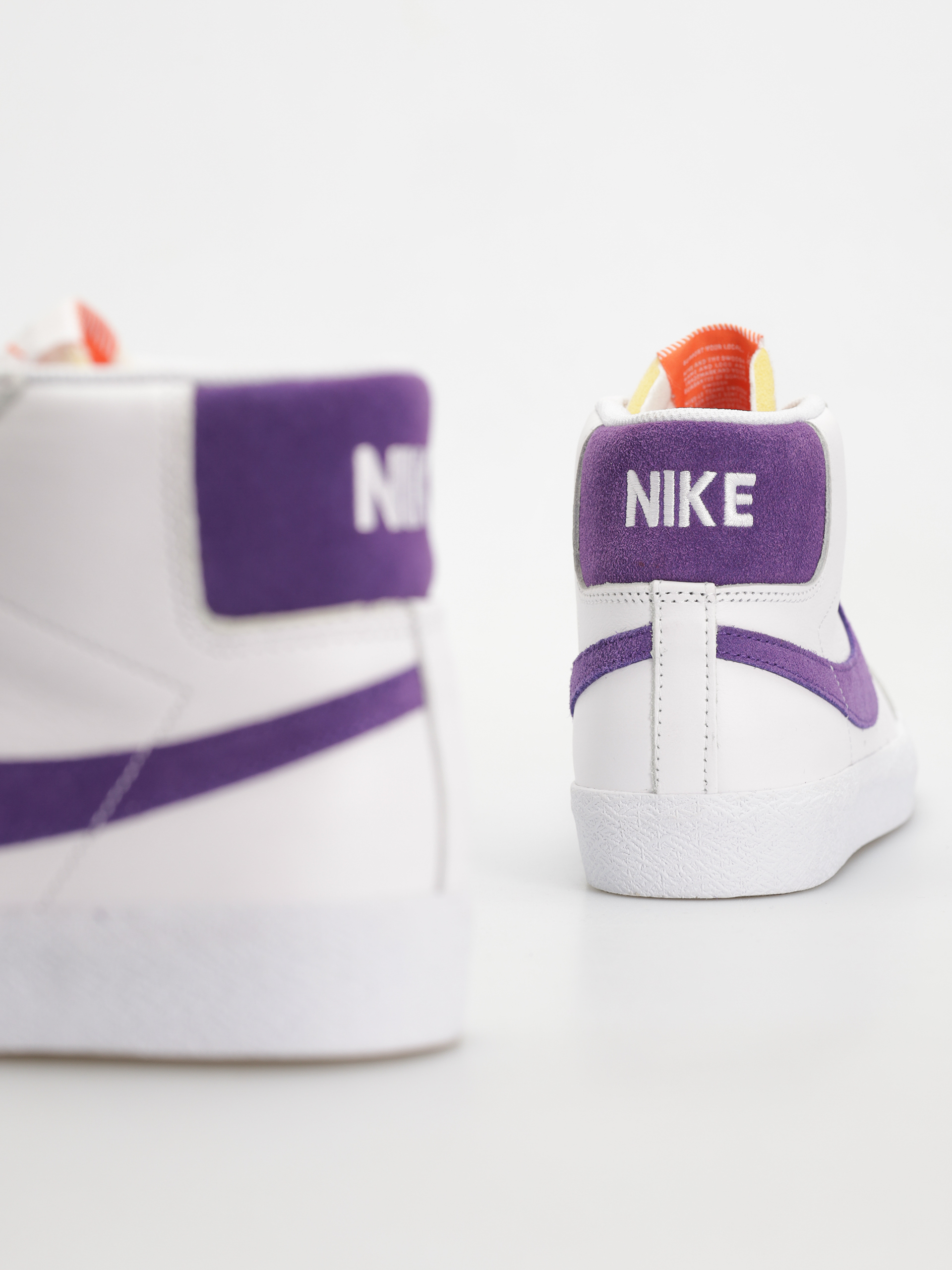 Nike SB Zoom Blazer Mid Cipők (white/court purple white gum light brown)