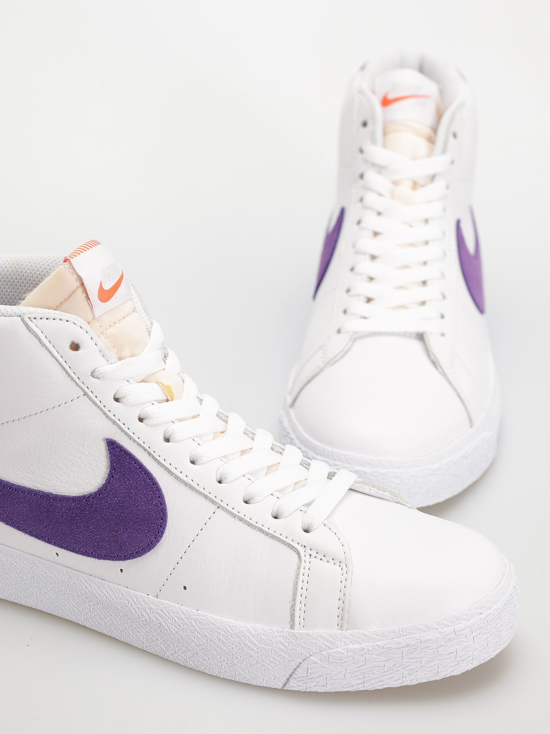Nike SB Zoom Blazer Mid Cipők (white/court purple white gum light brown)