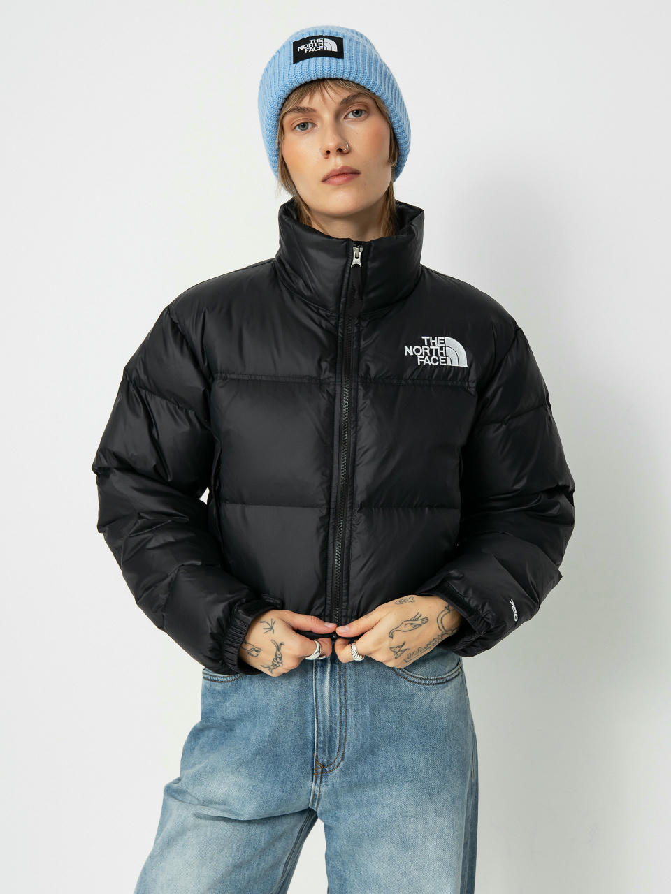 Dzseki The North Face Nuptse Short Wmn (tnf black/tnf black)