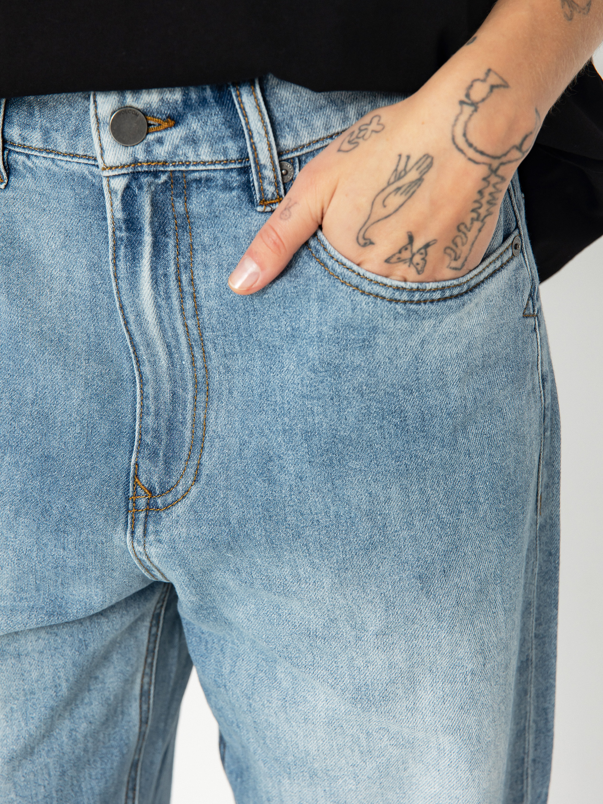 Kisnadrág Volcom Daddio Jean Wmn (vintage blue)