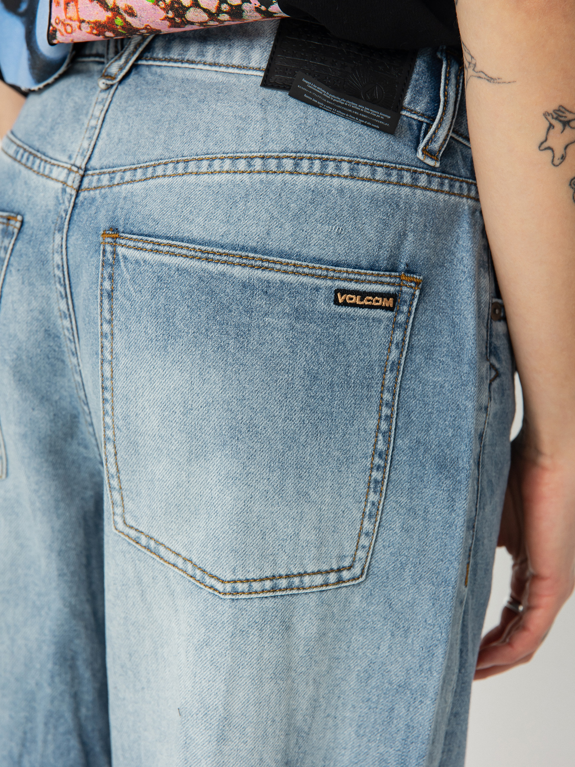 Kisnadrág Volcom Daddio Jean Wmn (vintage blue)