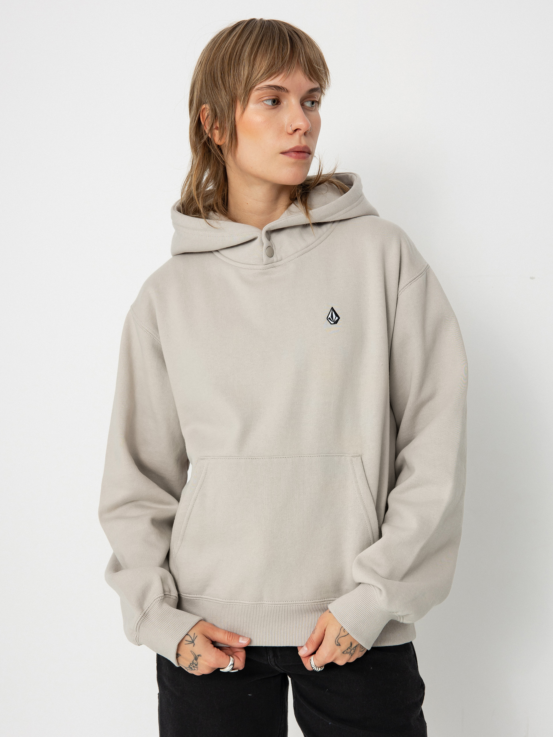 Thermo pulóver Volcom Costus HD Wmn (stone)