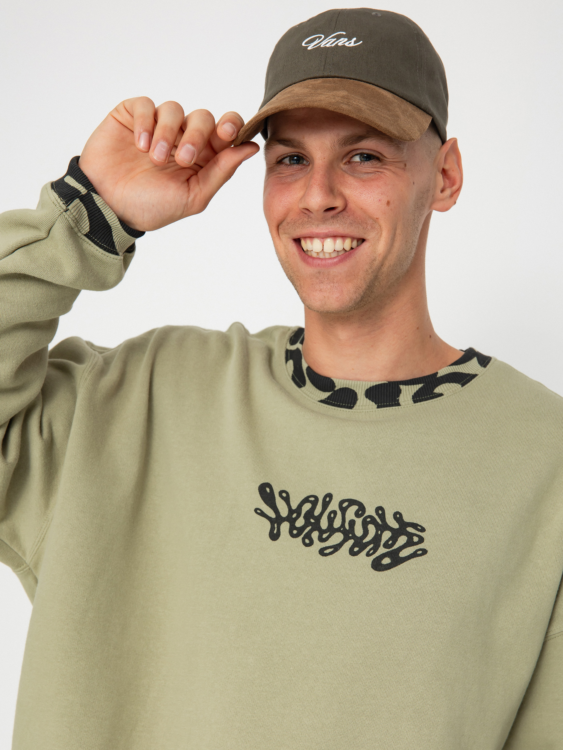 Volcom Fa Zephyr Crew Pulóver (green tea)