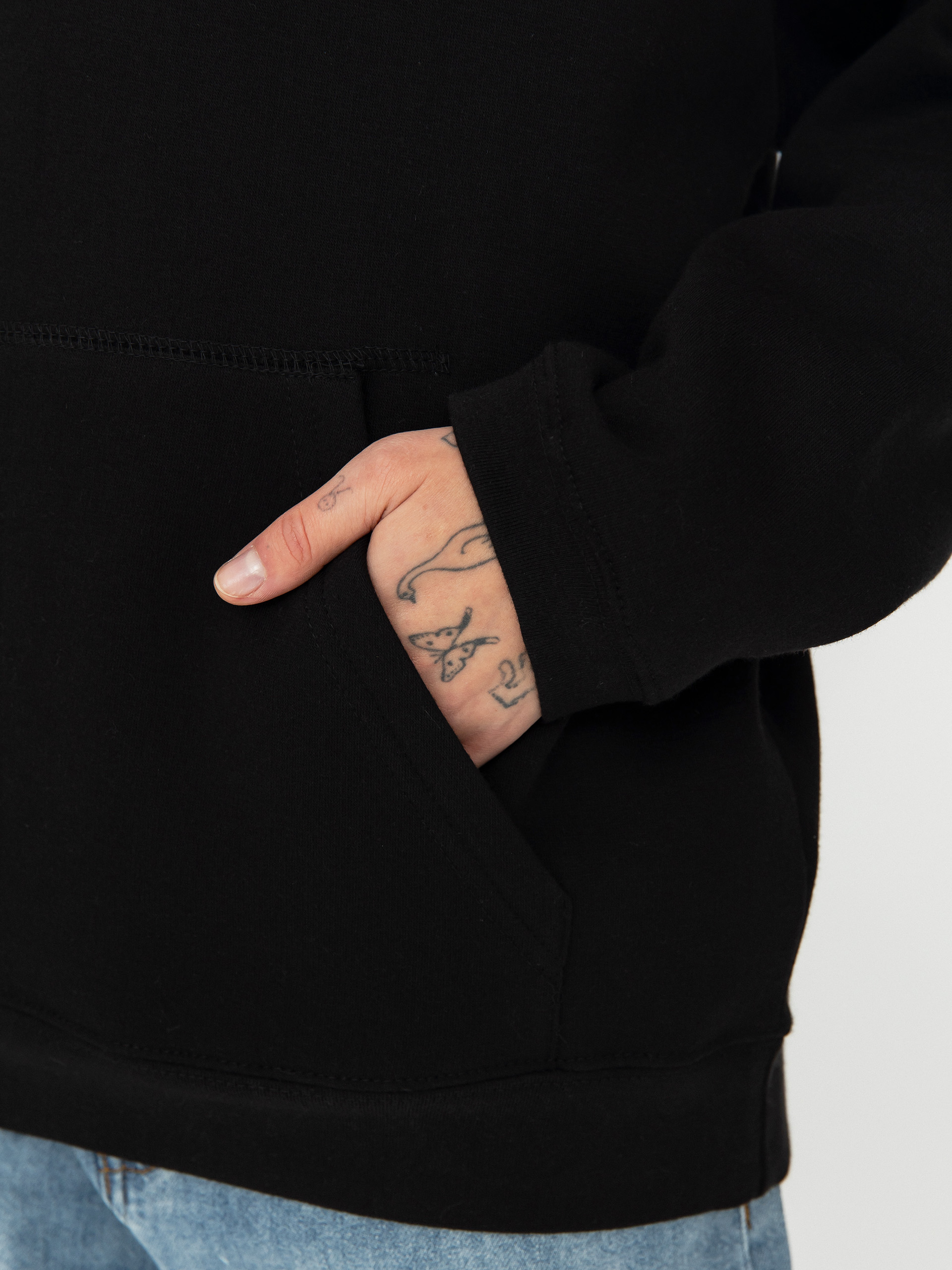 Volcom Stone Heart Up HD Wmn Kapucnis pulóver (black)