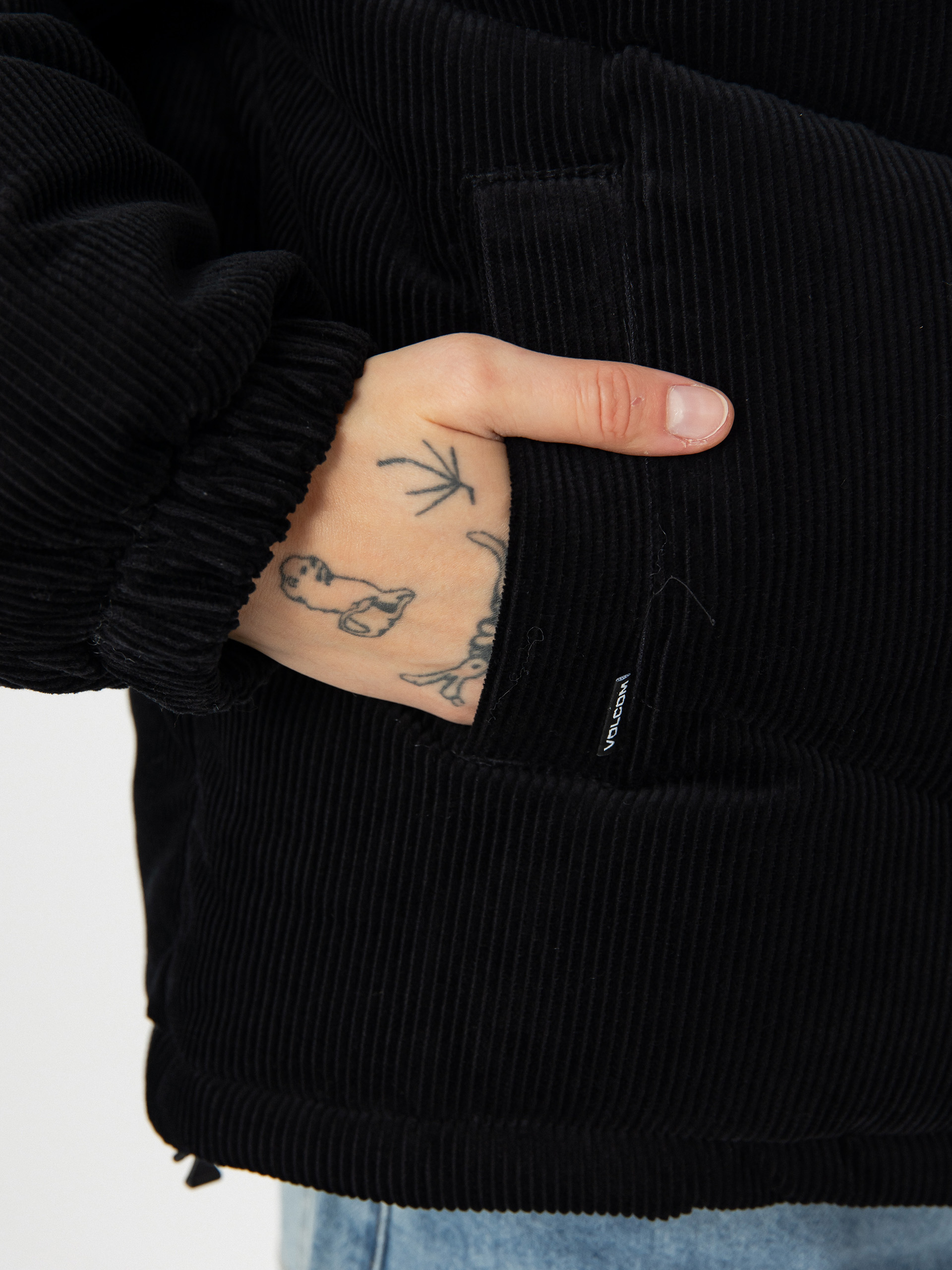 Volcom Cord'N Puff Wmn Dzseki (black)