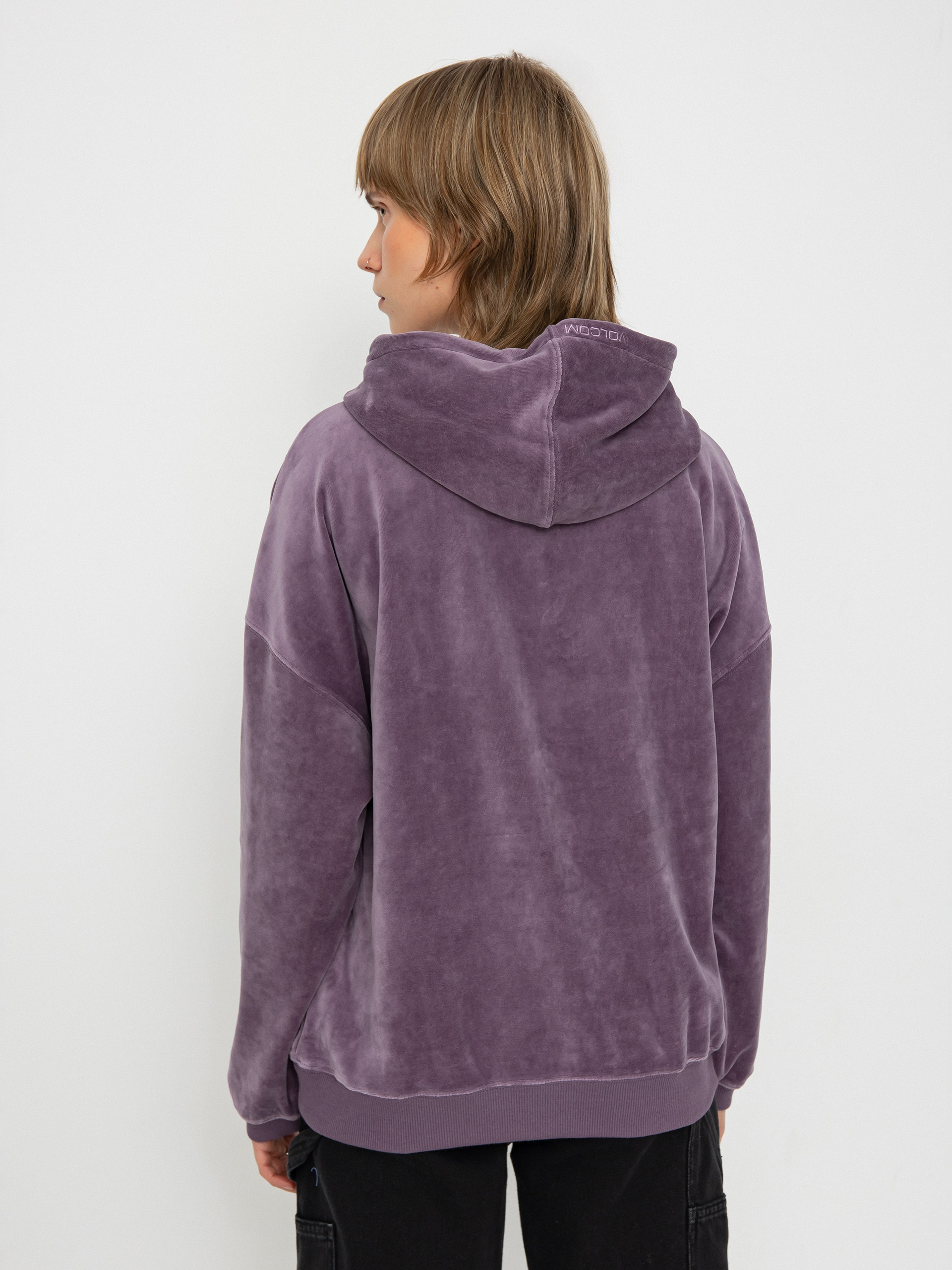 Volcom Stone Heart Up Velvet HD Wmn Kapucnis pulóver (vintage violet)