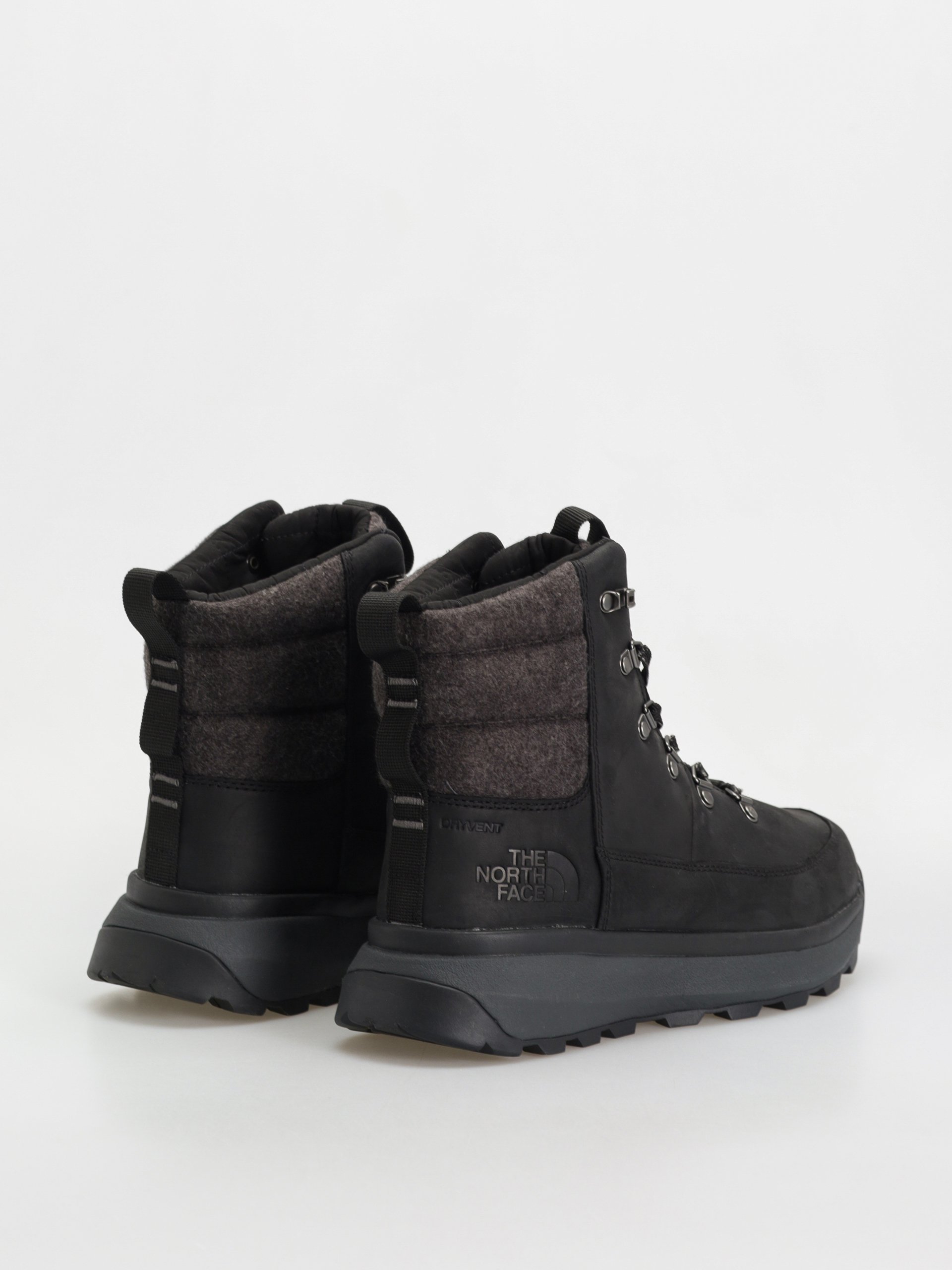 The North Face Bergen Leather Wp Cipők (tnf black/tnf black)