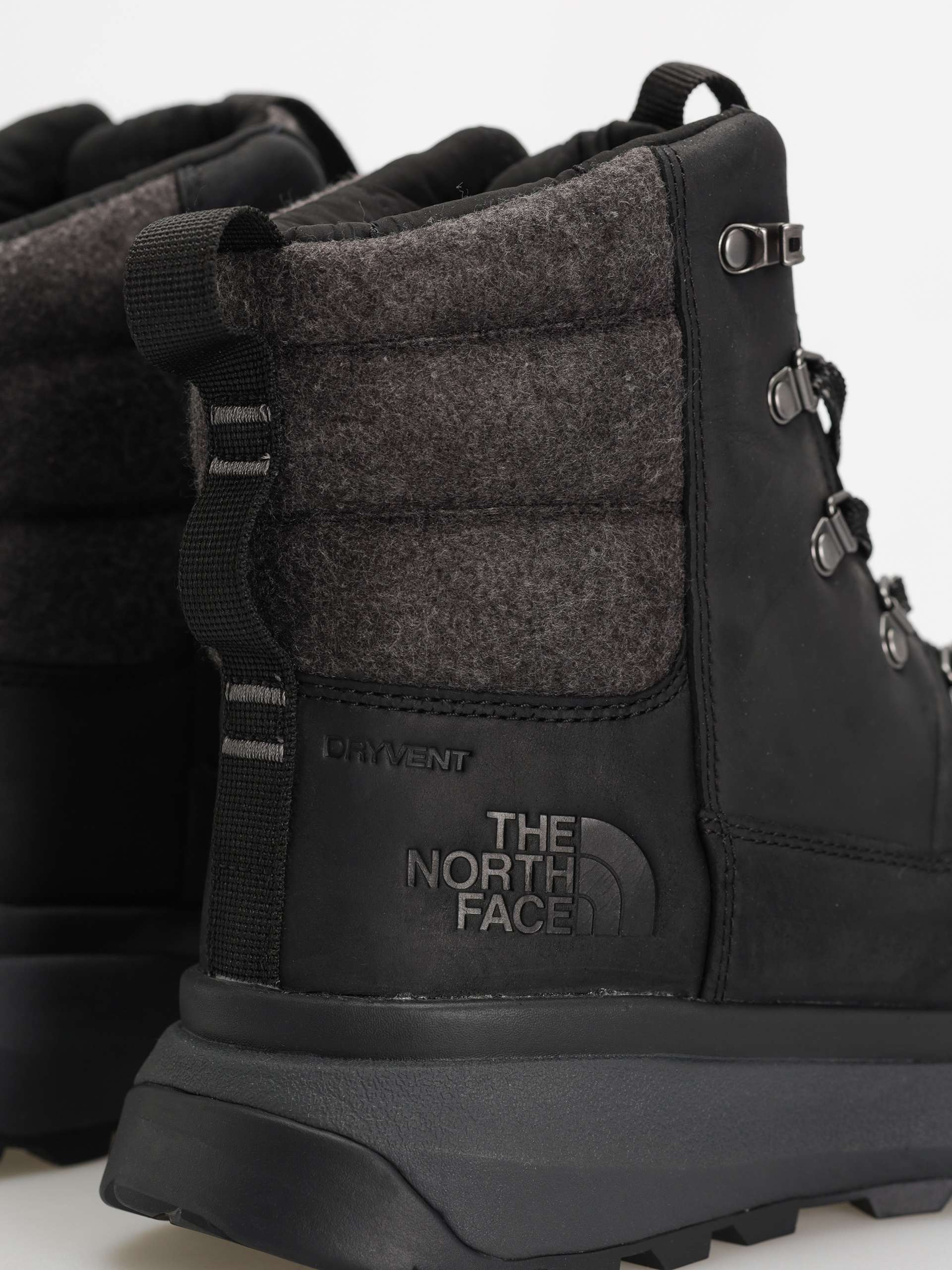 The North Face Bergen Leather Wp Cipők (tnf black/tnf black)