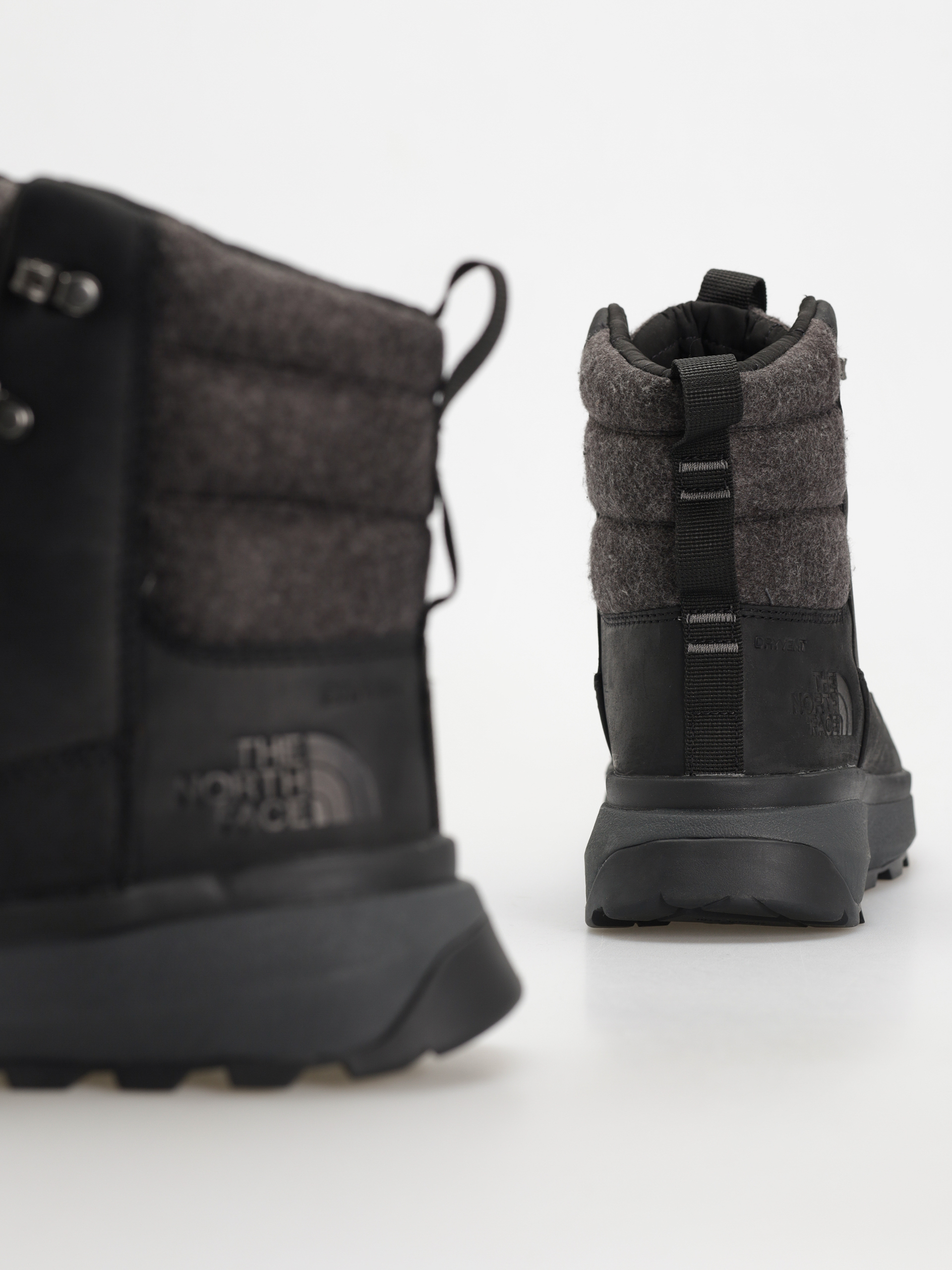 The North Face Bergen Leather Wp Cipők (tnf black/tnf black)
