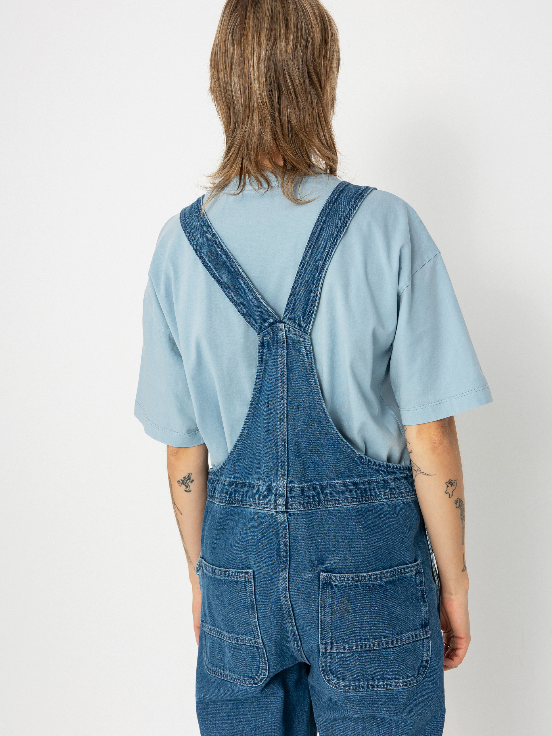 Quiksilver Uni Classic Denim Dungaree Wmn Kisnadrág (estate blue)