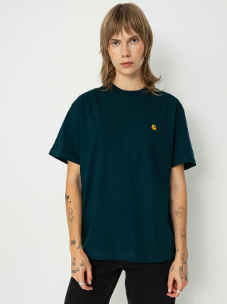 Carhartt WIP Chase Wmn Póló (duck blue/gold)