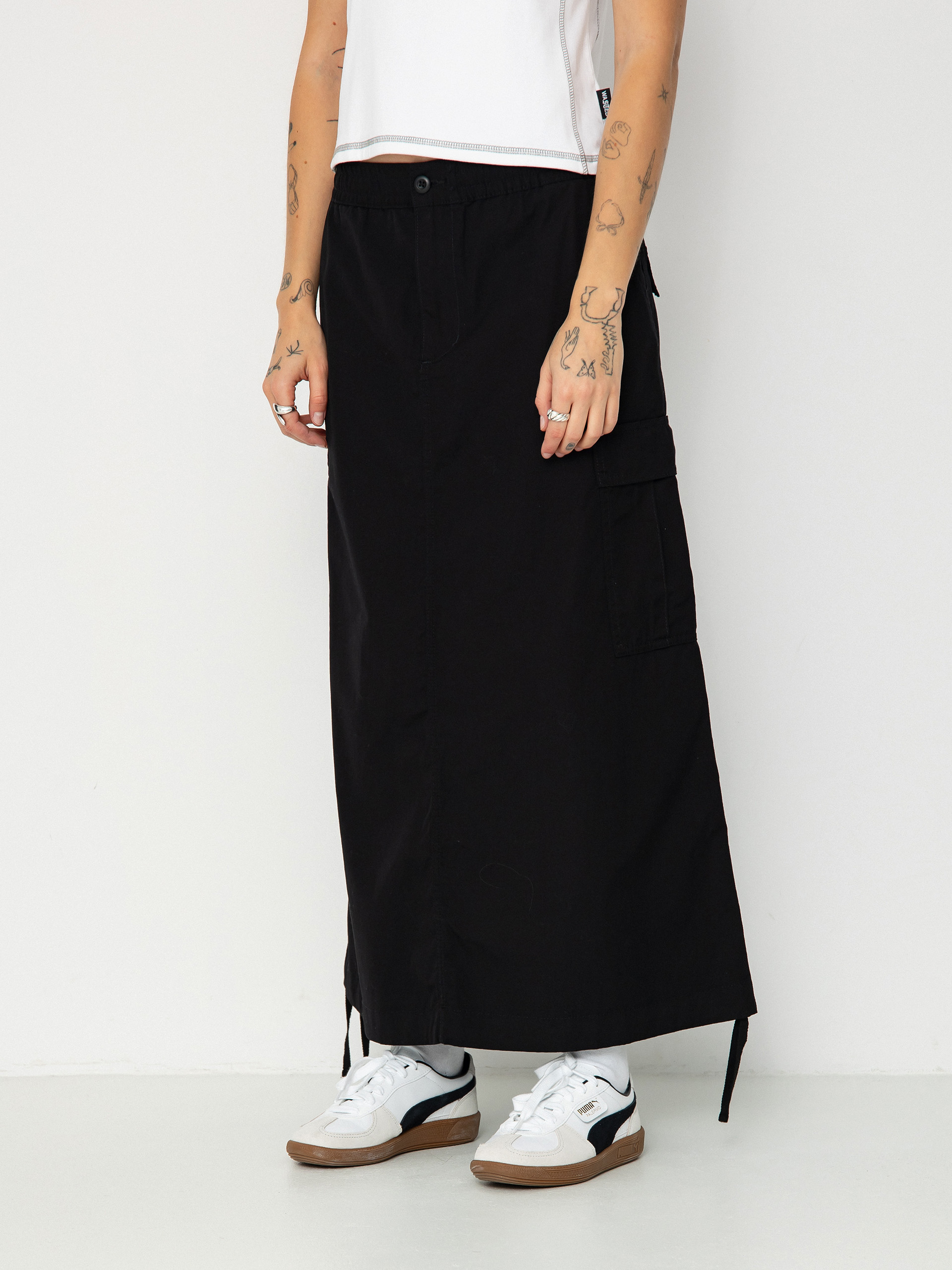 Szoknya Carhartt WIP Cargo Long Wmn (black)